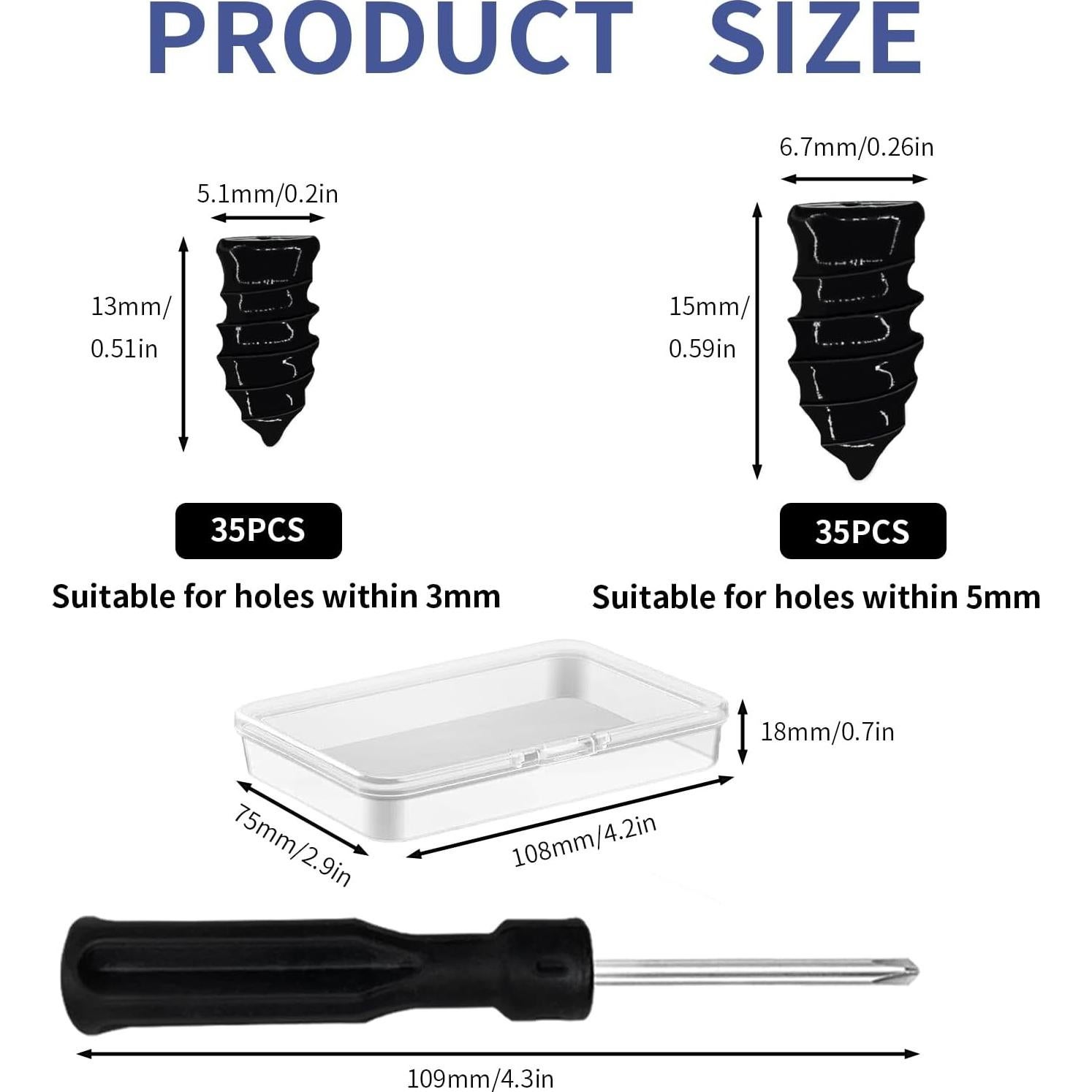 Kit de Reparación de Neumáticos Onfunlee 70PCS con Herramientas