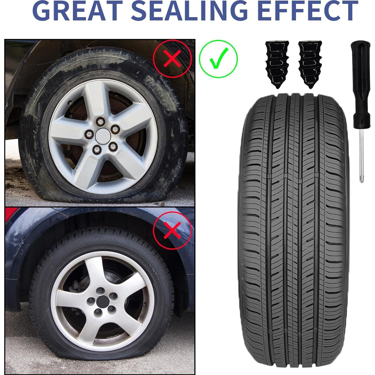 Kit de Reparación de Neumáticos Onfunlee 70PCS con Herramientas