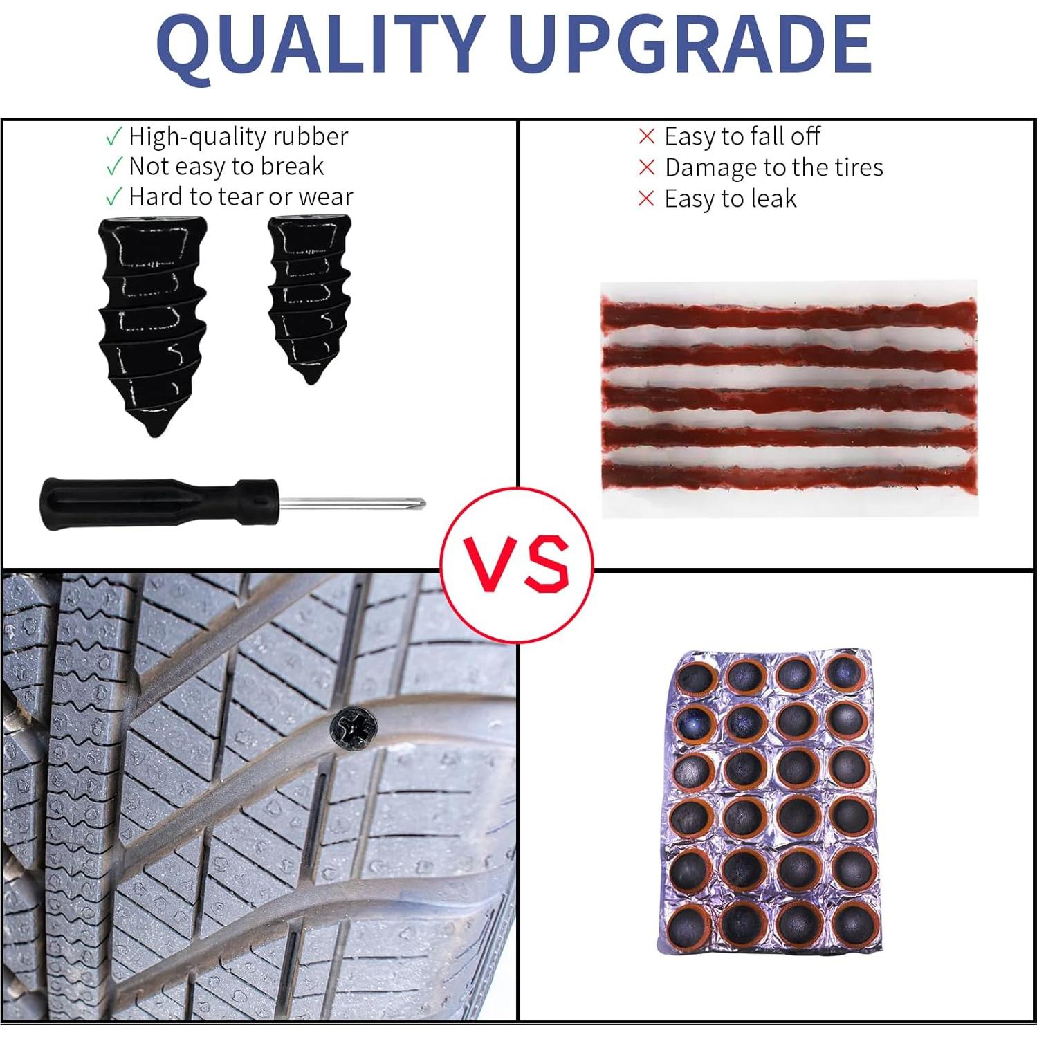 Kit de Reparación de Neumáticos Onfunlee 70PCS con Herramientas