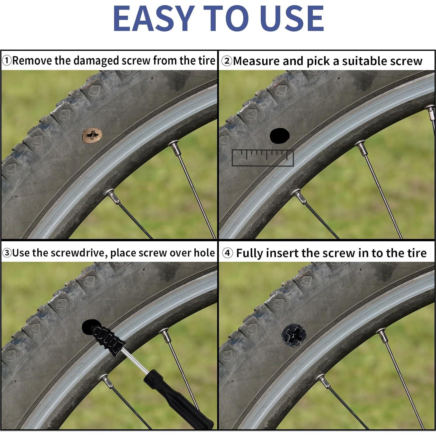 Kit de Reparación de Neumáticos Onfunlee 70PCS con Herramientas