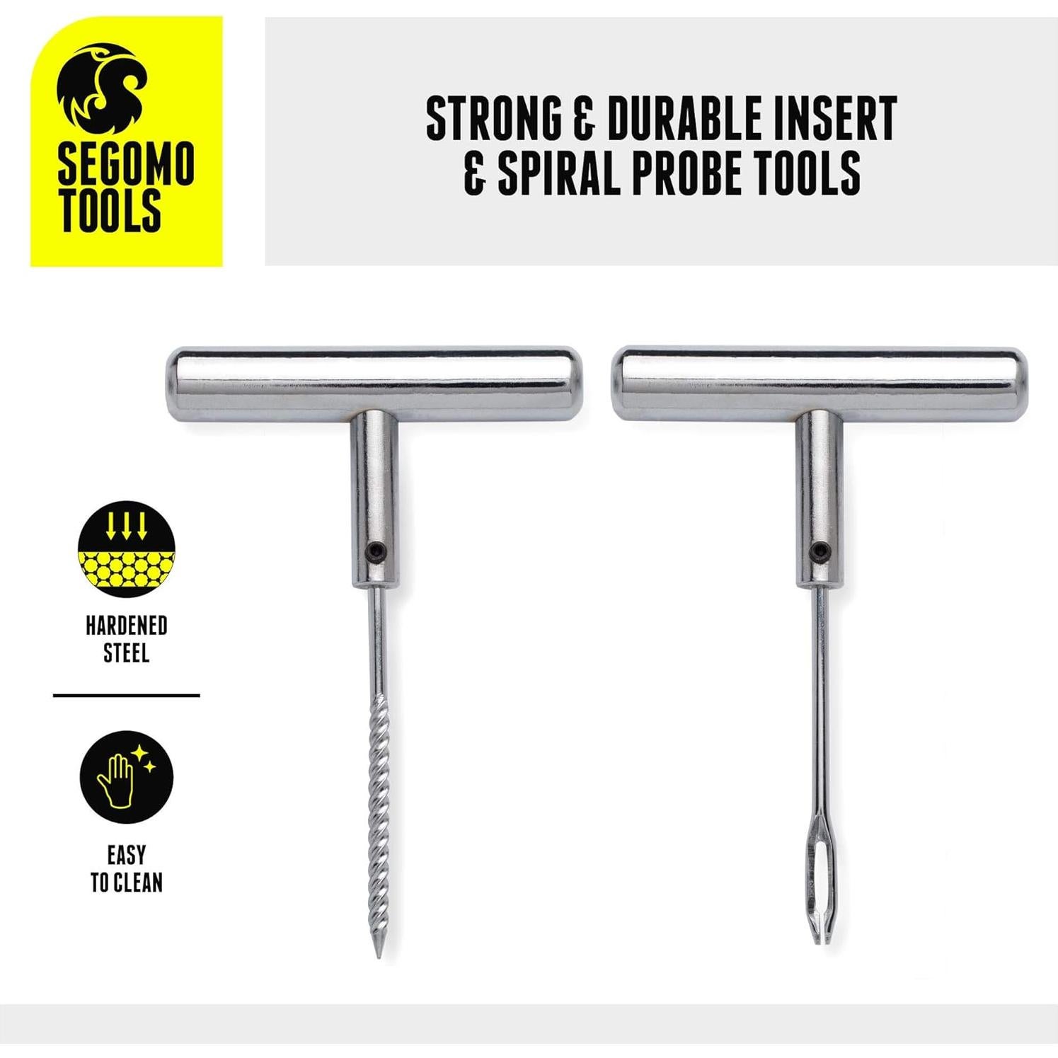 Kit de Reparación de Neumáticos Segomo Tools 10 Piezas