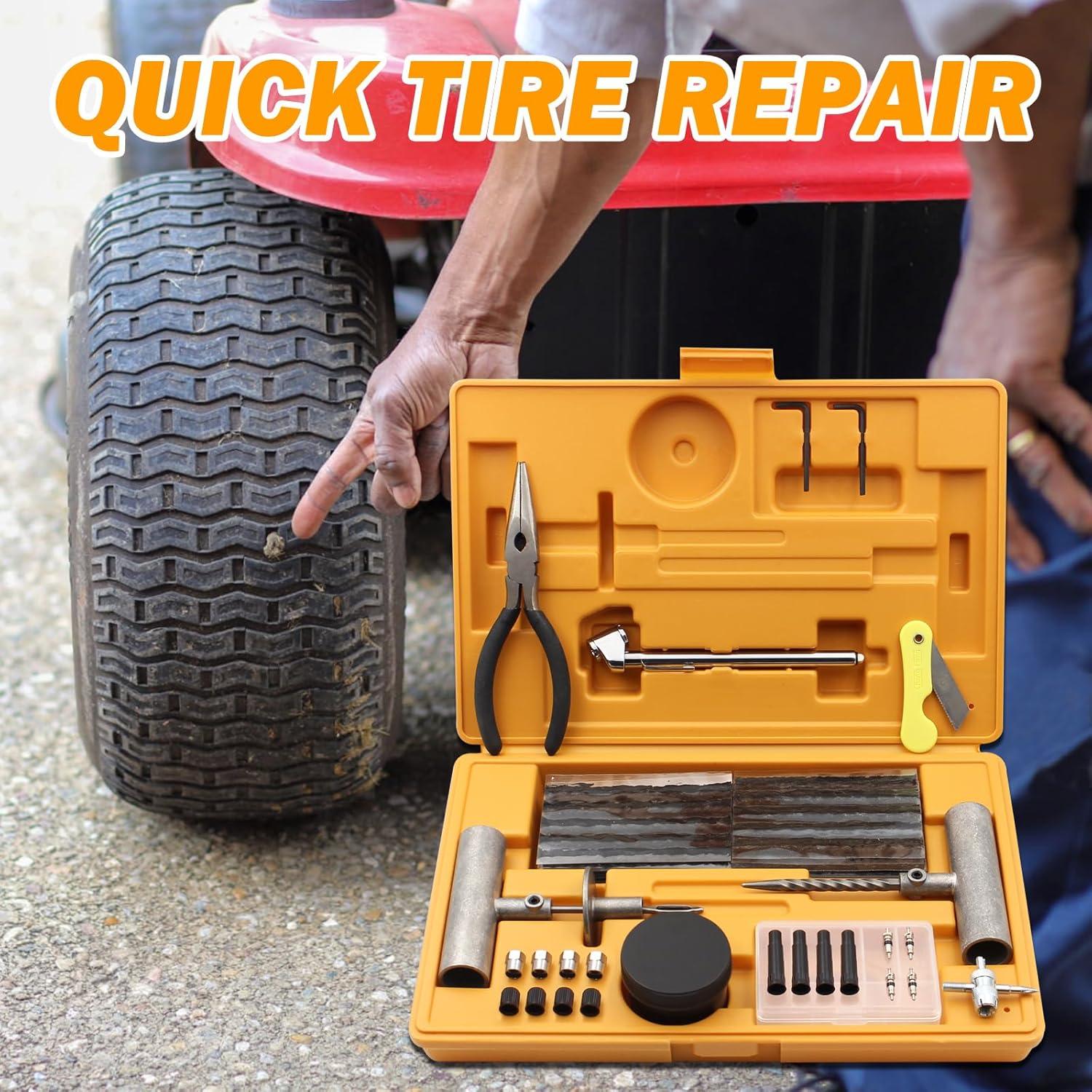 Kit de Reparación de Neumáticos BVRILA TEK 78 Piezas Universal