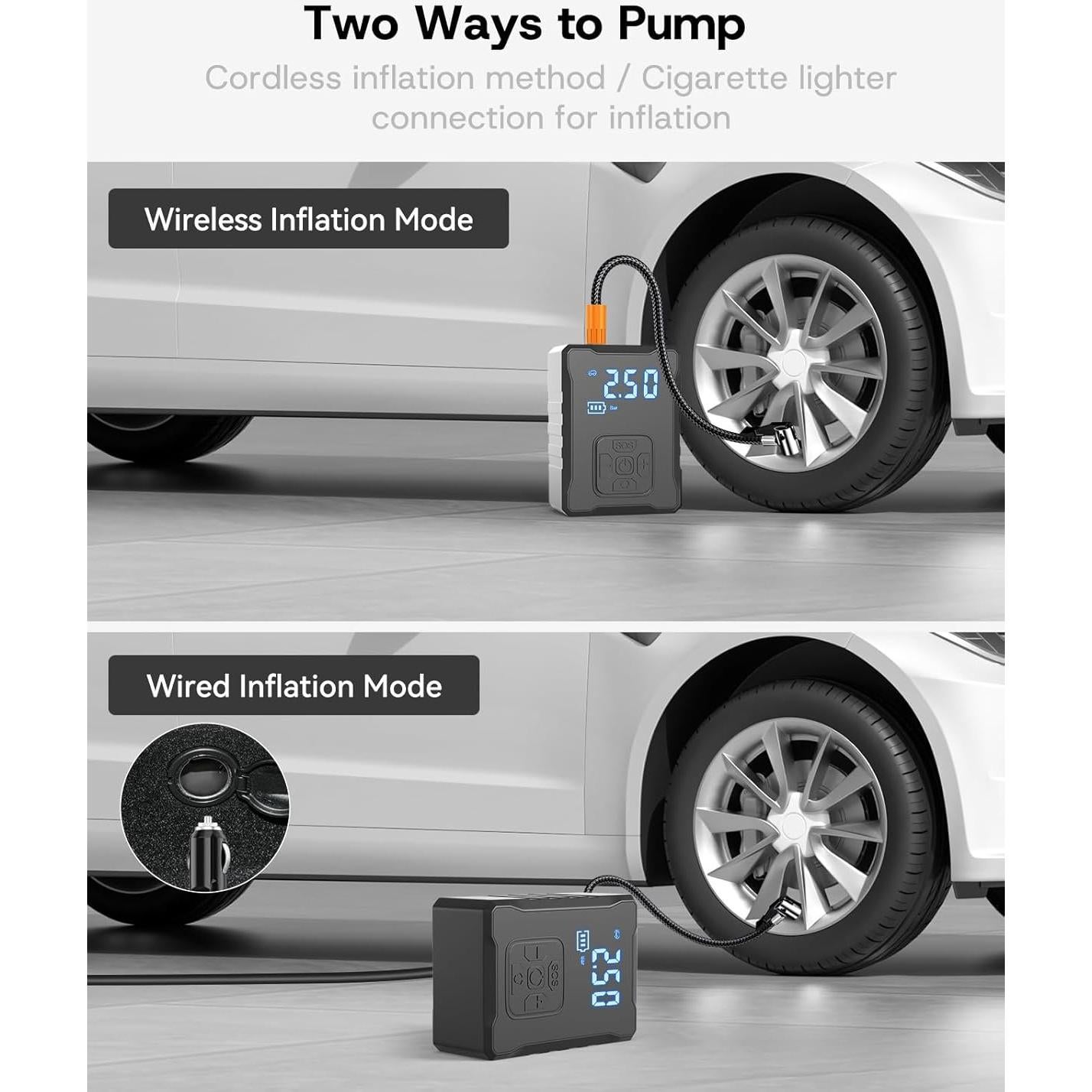Kit de Reparación de Neumáticos SUMK para Tesla Model 3/Y/X/S