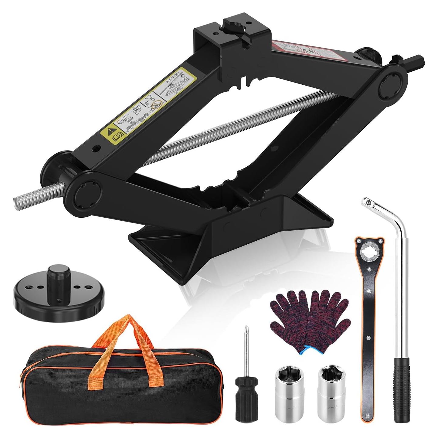 Kit de Gato de Coche 3 en 1 HEKIRISTONS 2.5 Toneladas