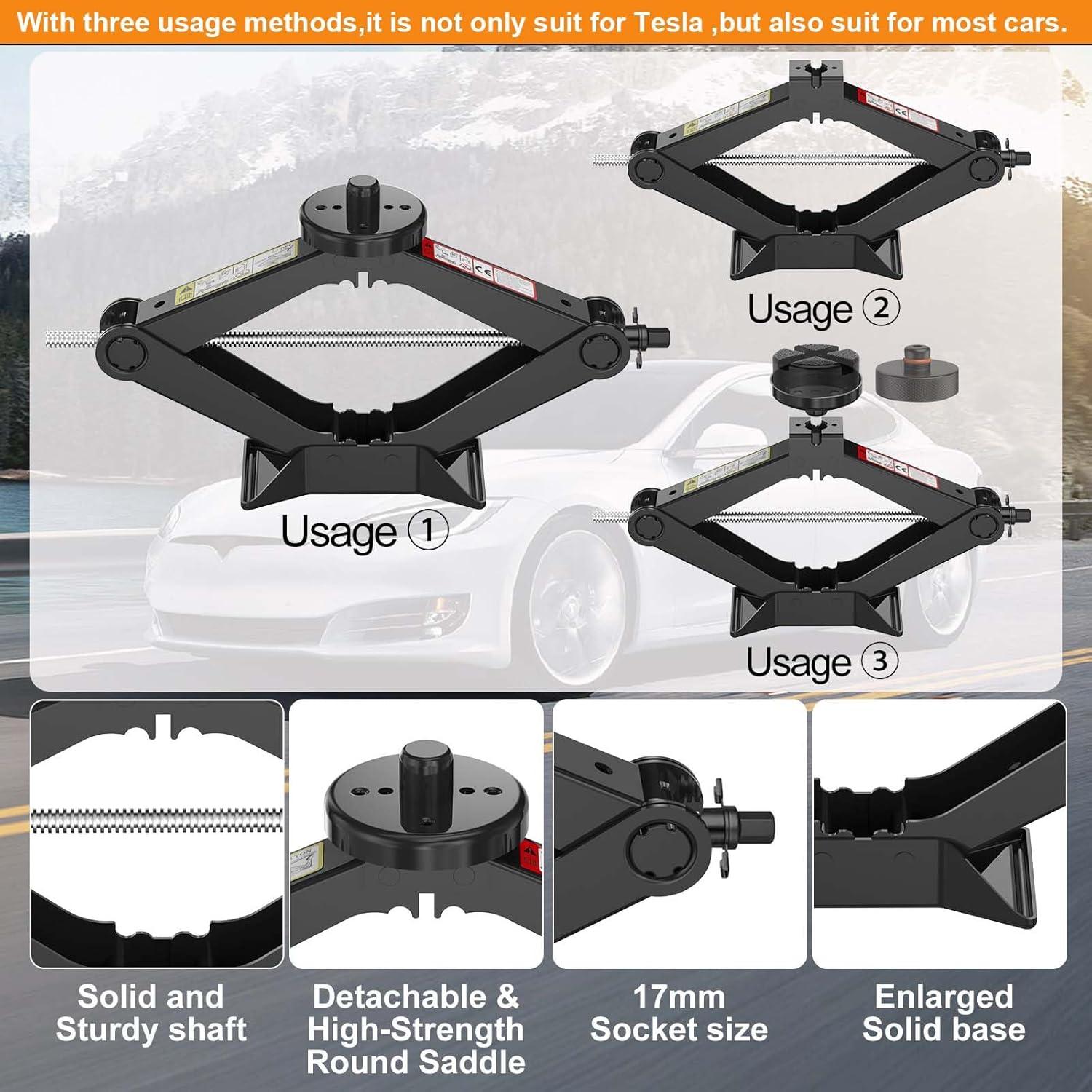 Kit de Gato de Coche 3 en 1 HEKIRISTONS 2.5 Toneladas