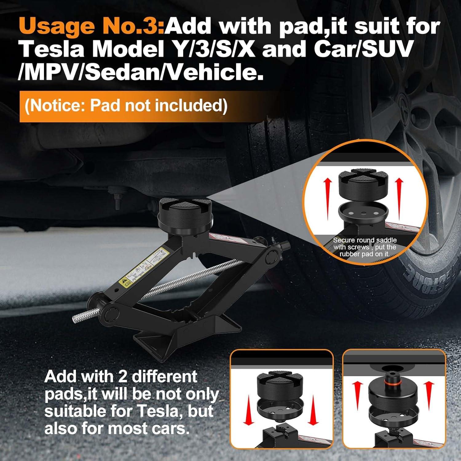 Kit de Gato de Coche 3 en 1 HEKIRISTONS 2.5 Toneladas