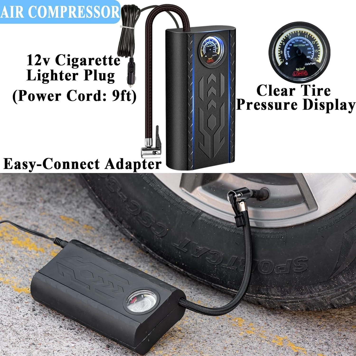 Kit de Emergencia en Carretera AUTODECO con Gato y Compresor