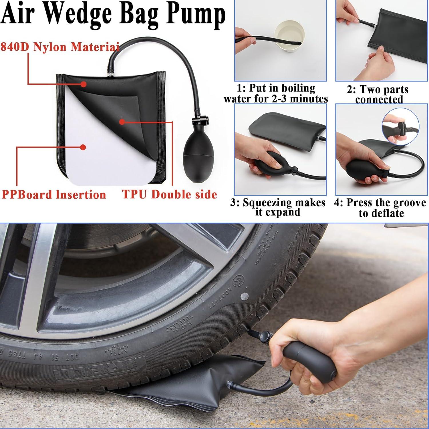 Kit de Emergencia en Carretera AUTODECO con Gato y Compresor