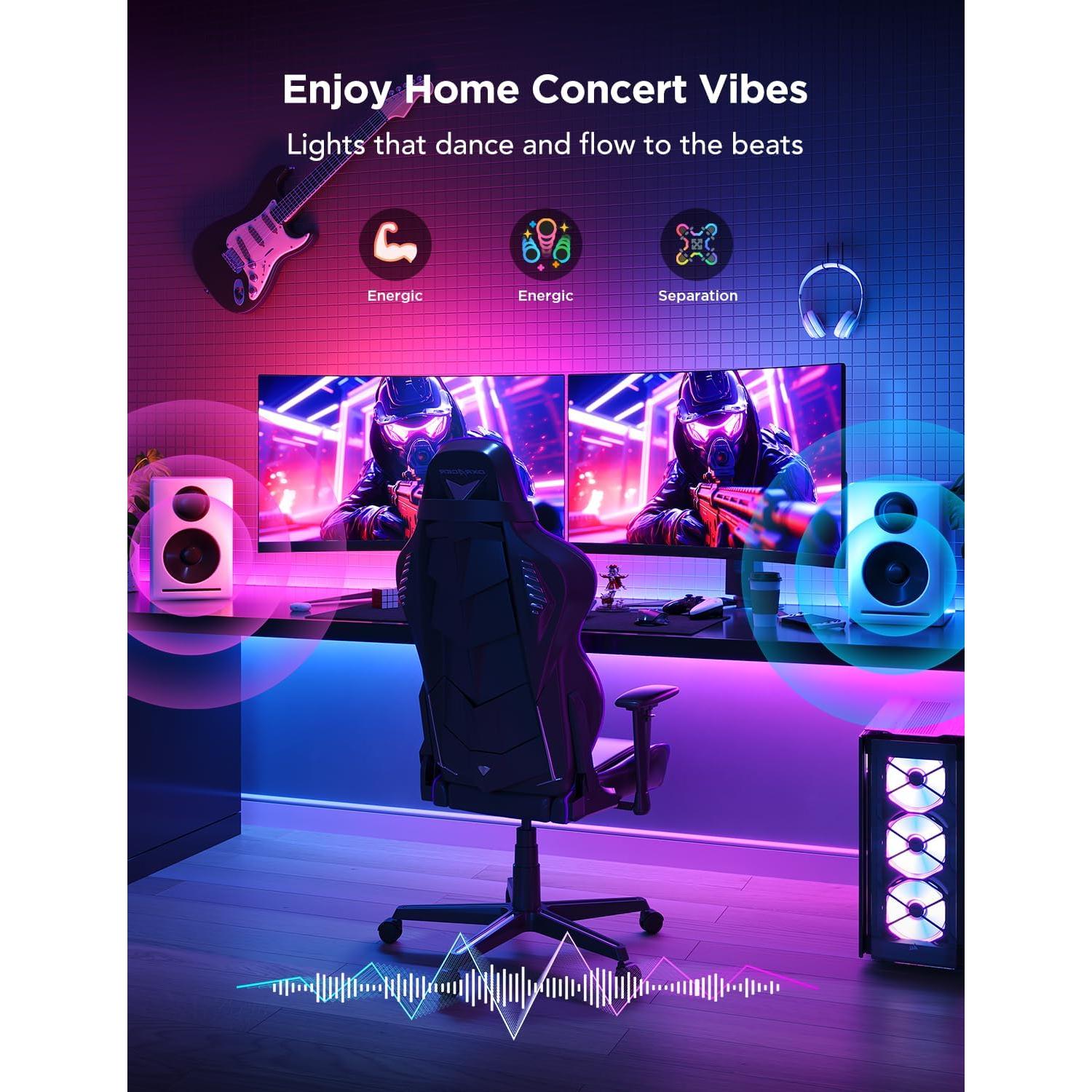 Tira de Luz LED Govee para TV 40-50" RGBIC Control App