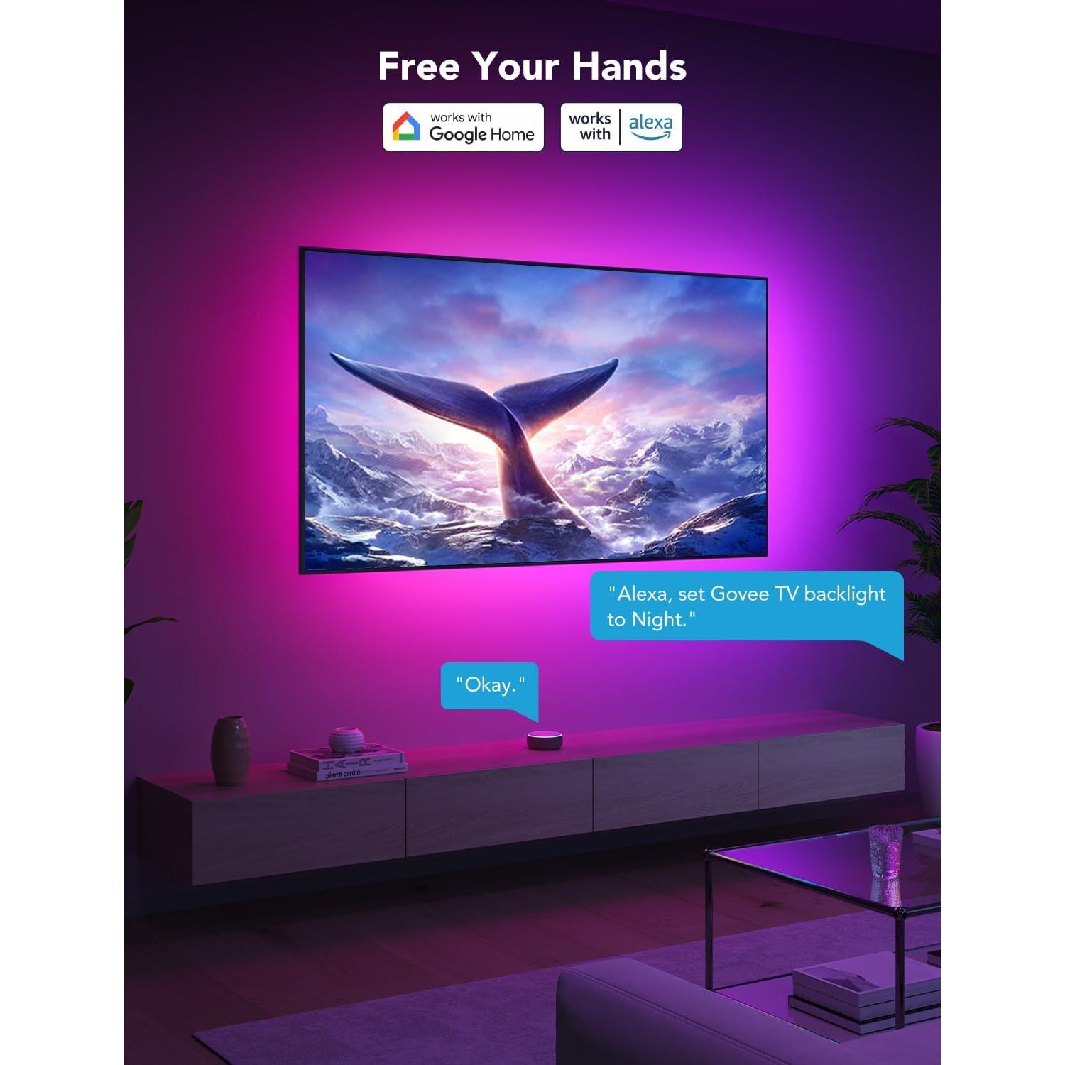 Tira de Luz LED Govee para TV 40-50" RGBIC Control App