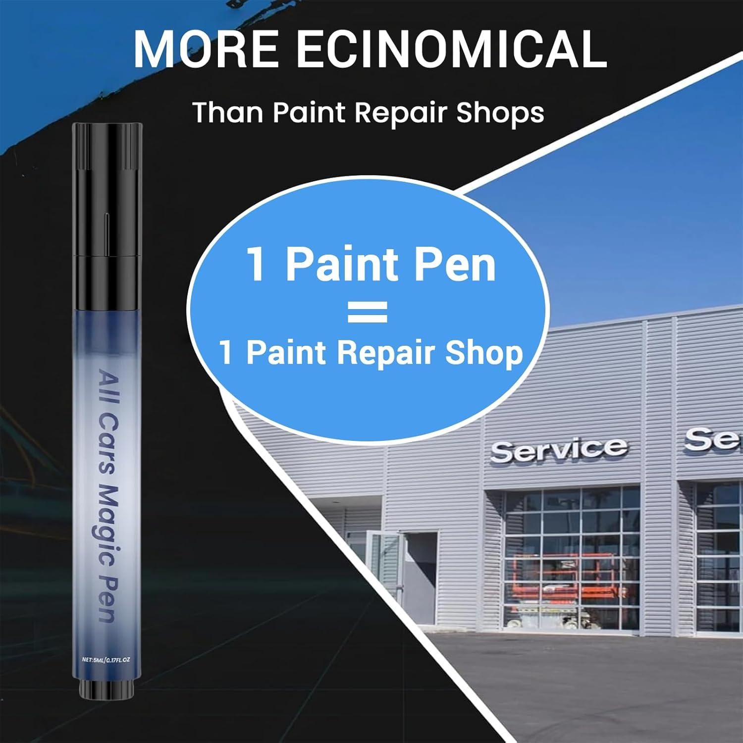 Bolígrafo Mágico Reparador de Rayones Mxvbaty 2PCS 2.65ml