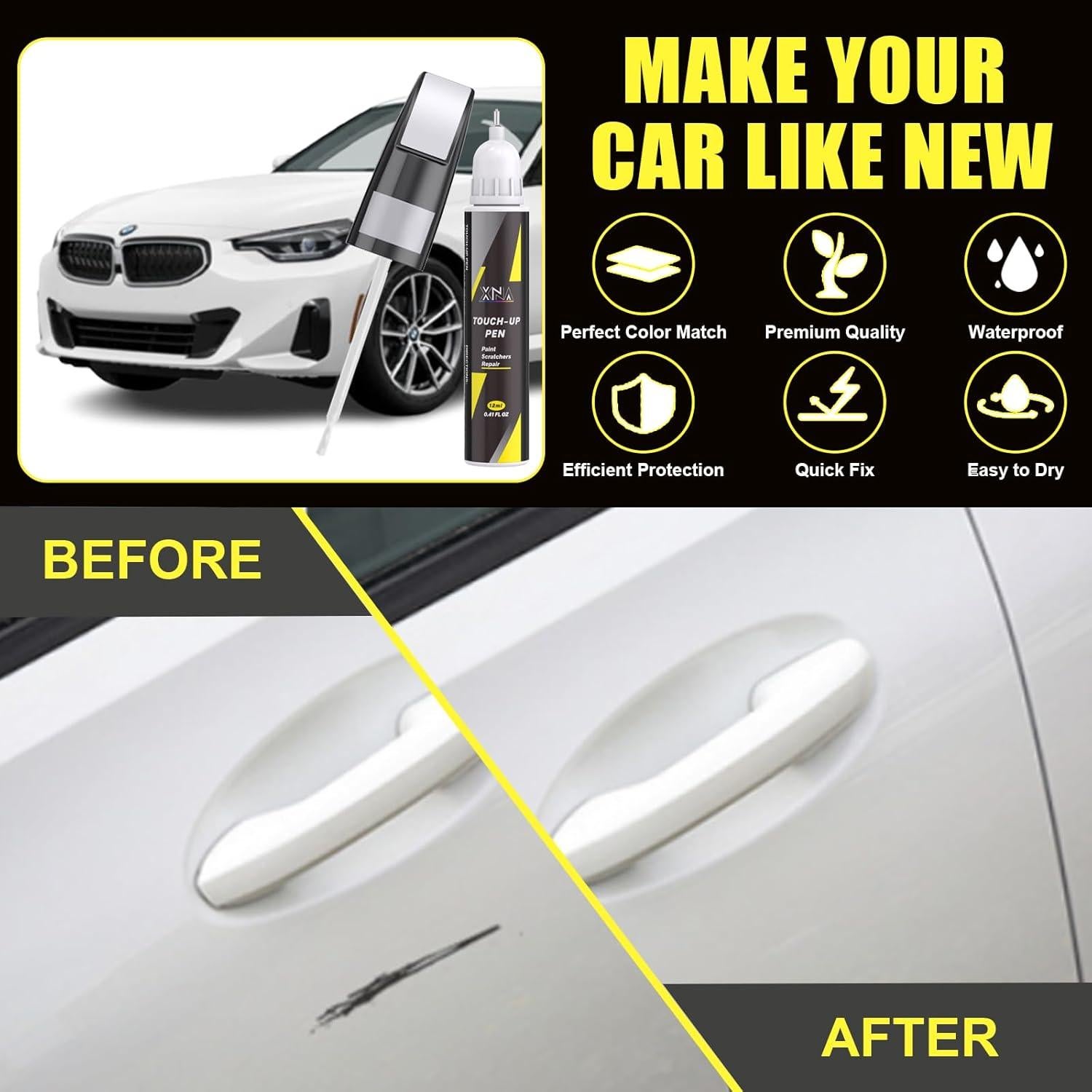 Pintura de Retoque XNA Marina Bay Blue Metallic para BMW 12ml