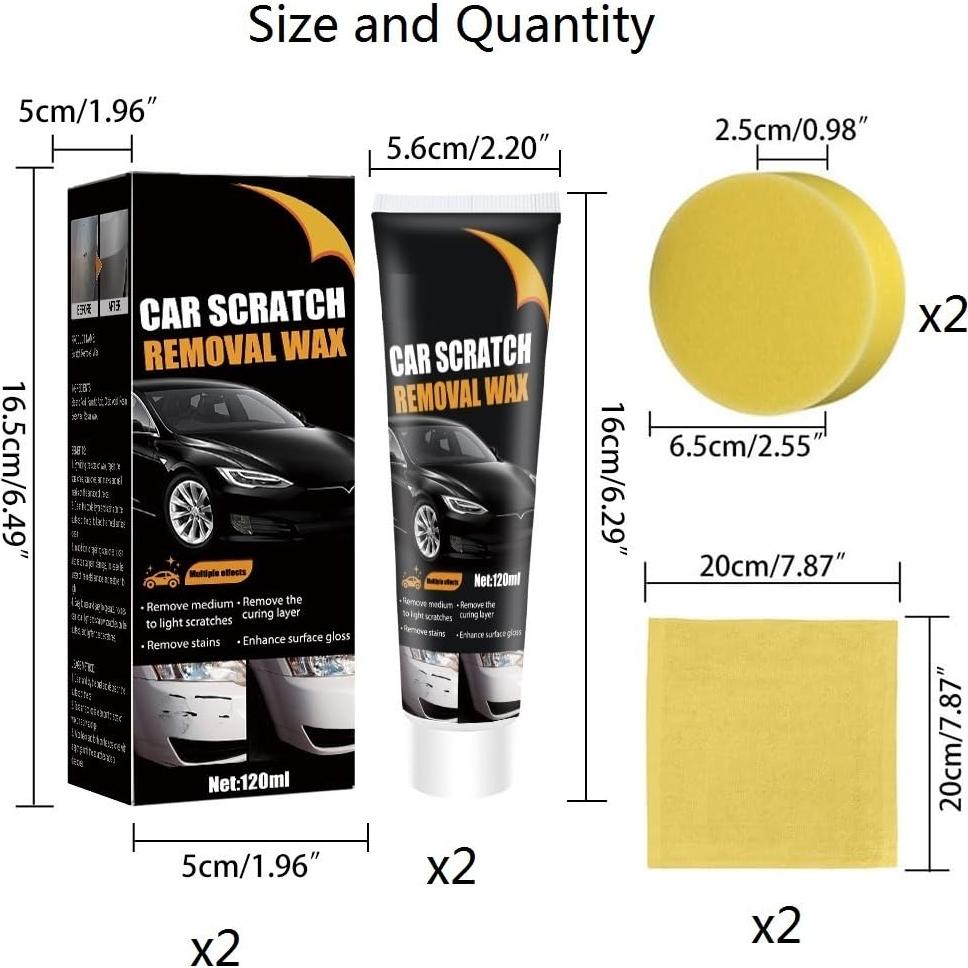 Kit Removedor de Rayones para Autos Geojec - Pasta y Paño