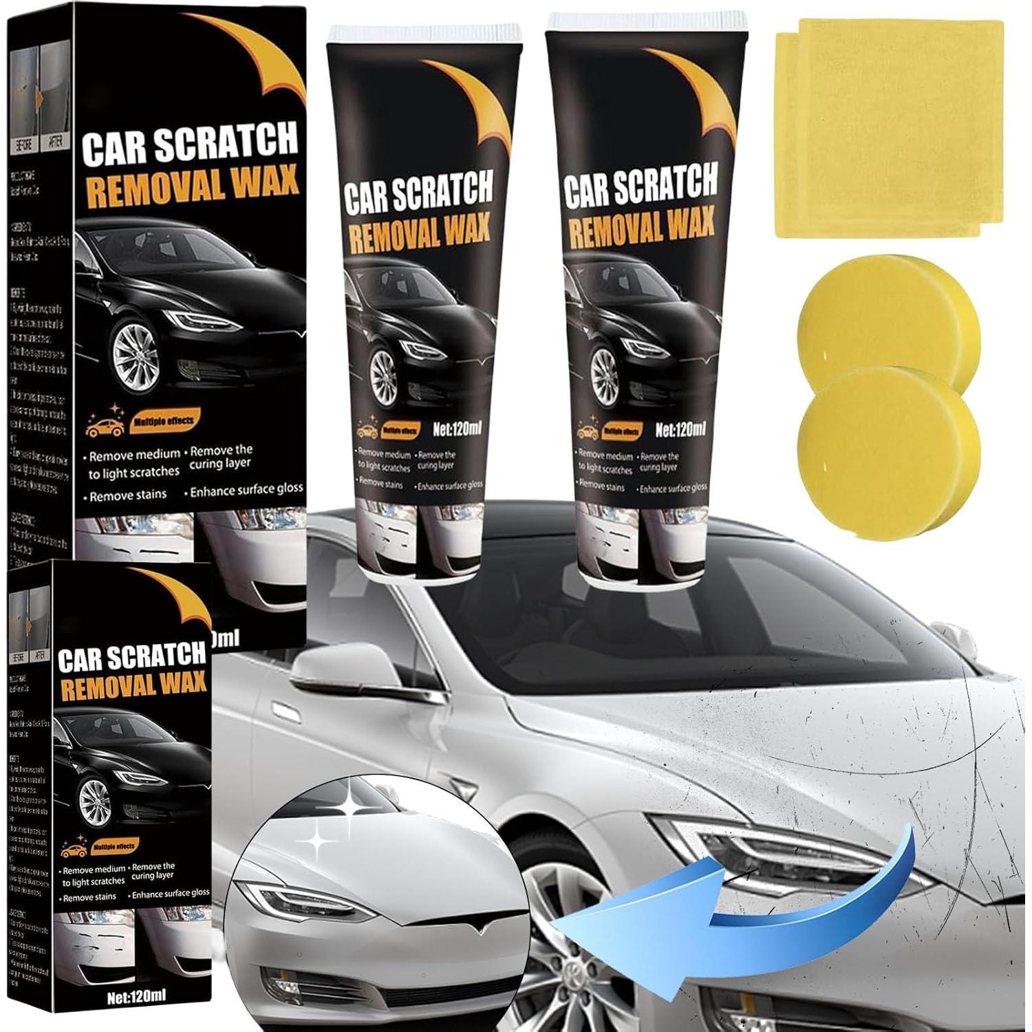 Kit Removedor de Rayones para Autos Geojec - Pasta y Paño