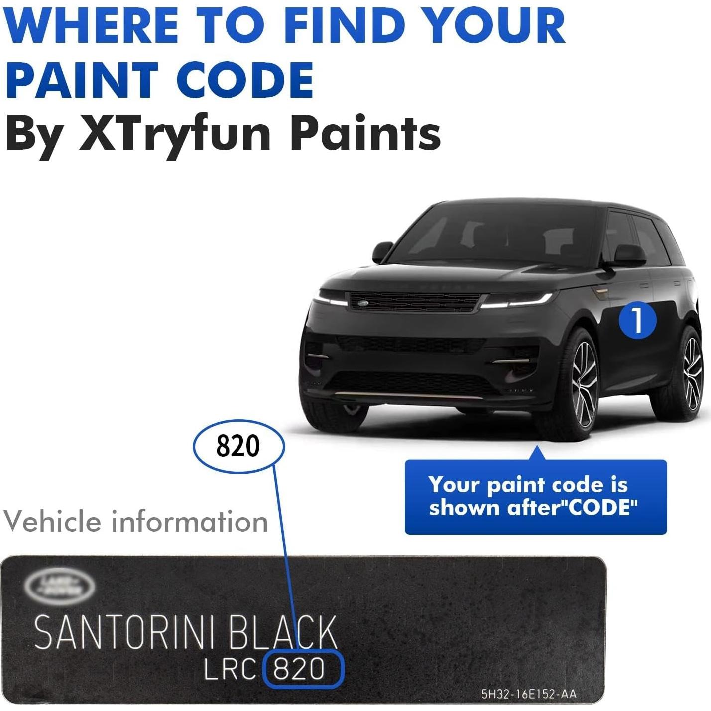 Pintura de Retoque XTryfun 1BN Plata Silicona para Land Rover