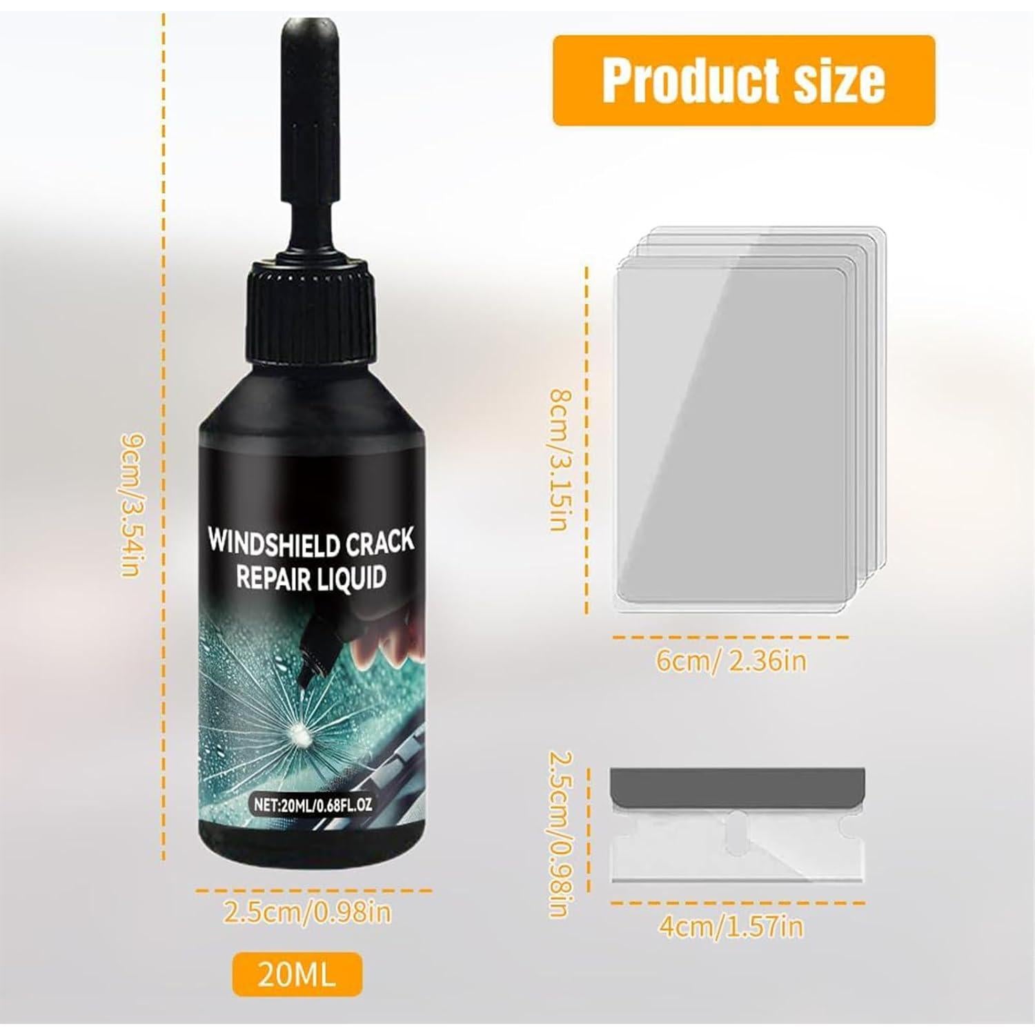 Kit de Reparación de Grietas en Parabrisas Genérico QCBLXF012