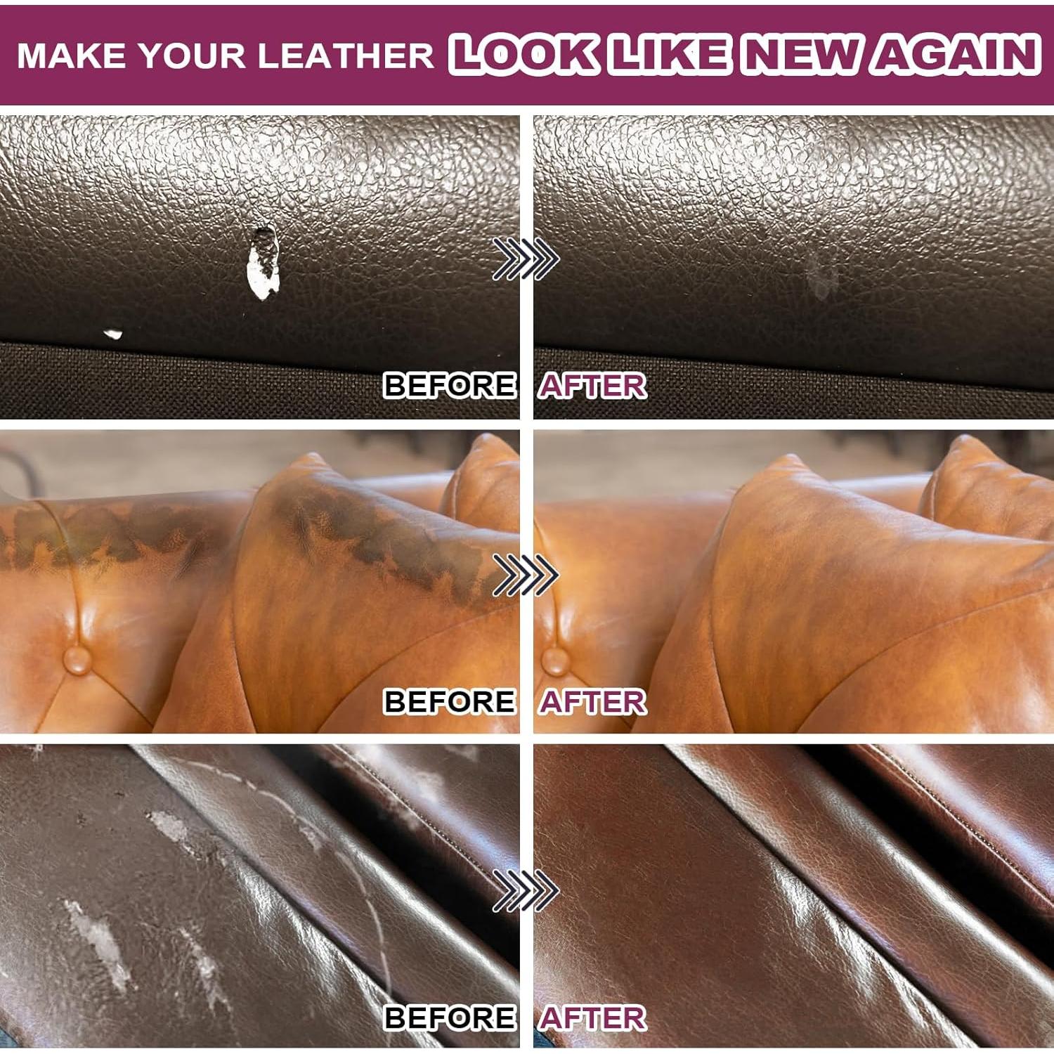 Kit de Reparación de Cuero STARTSO WORLD para Muebles 11.99x16.89cm