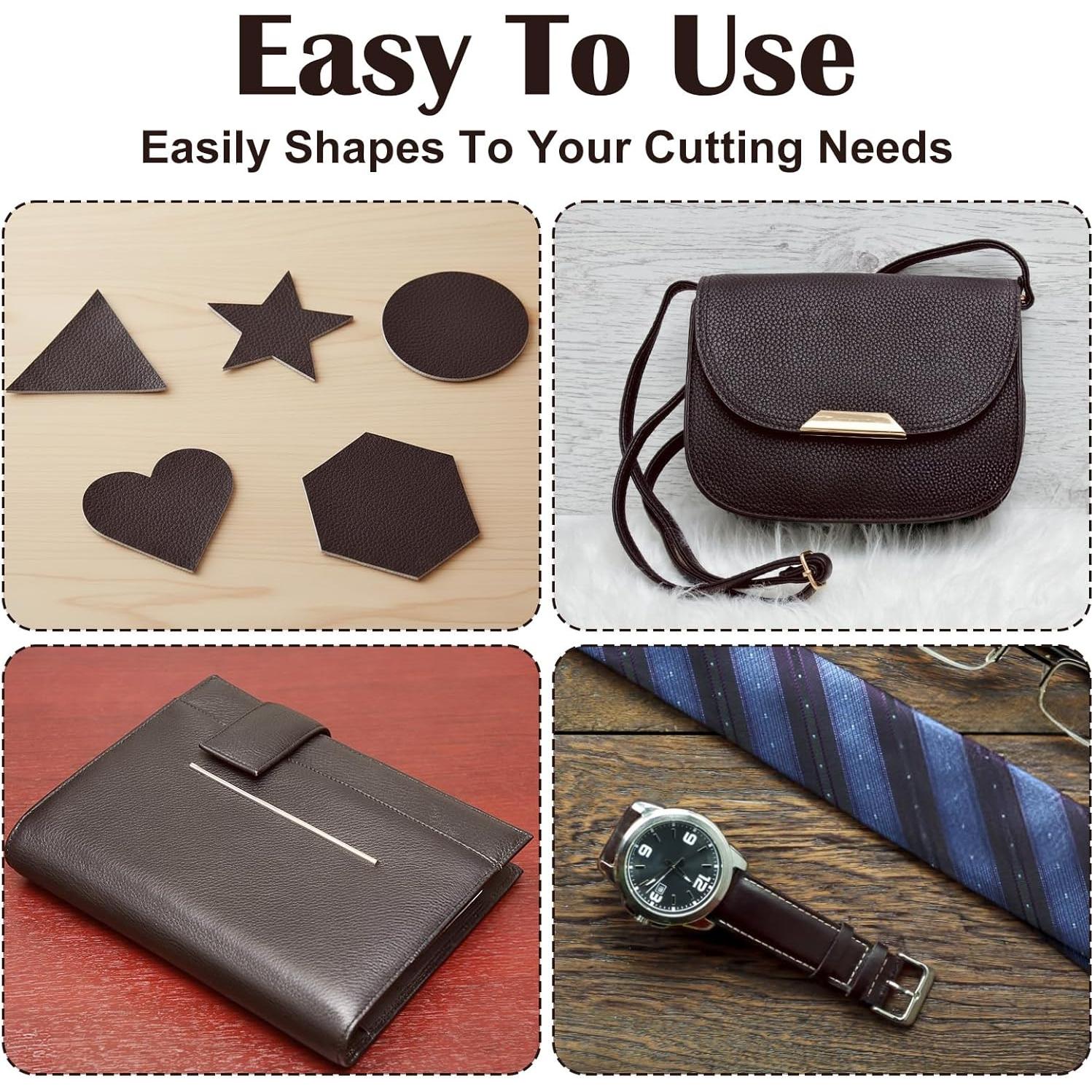 Parche de Reparación de Cuero Sintético Abeillo 45x450 cm Marrón