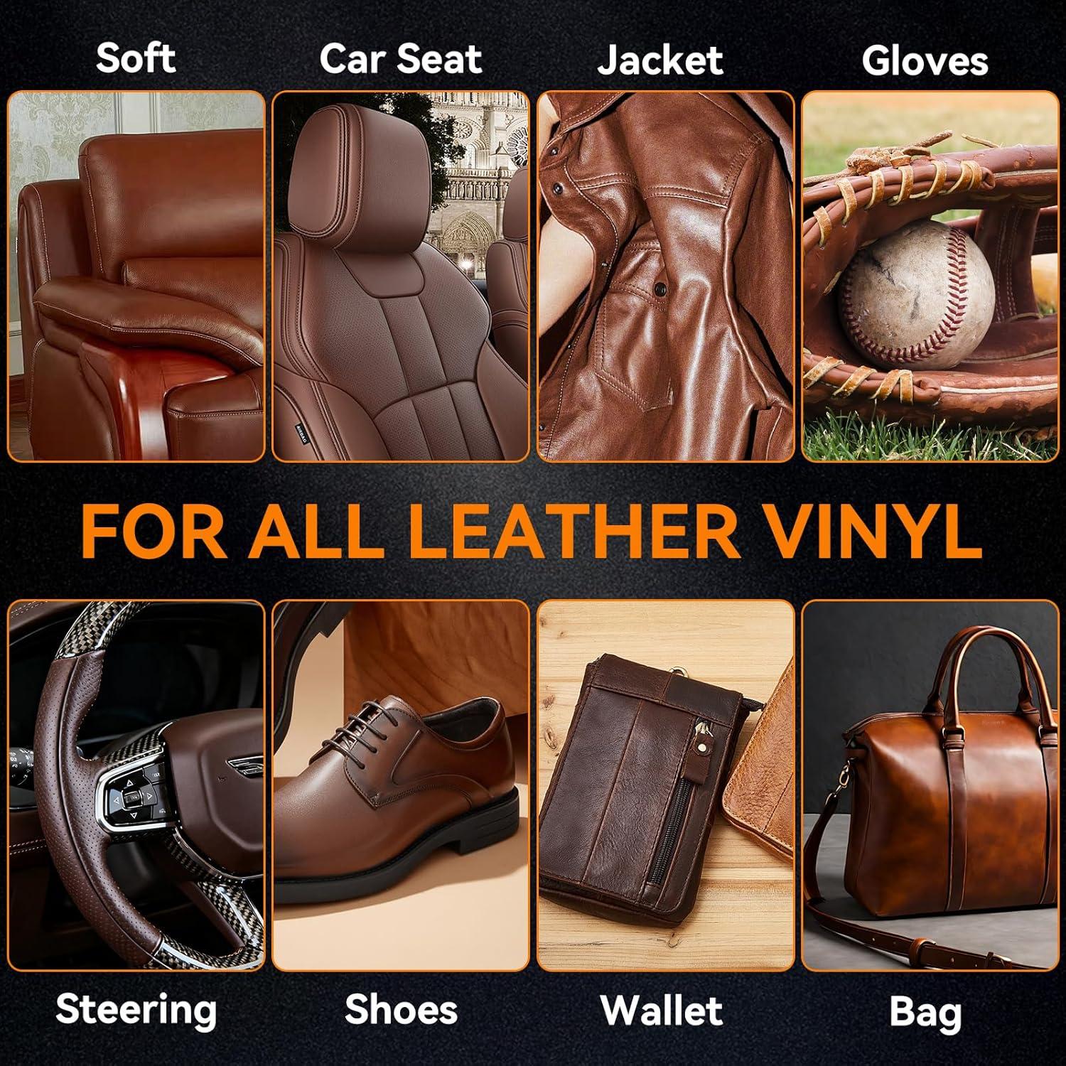 Bálsamo de Recoloración de Cuero LUXGROVE Marrón Oscuro 50ml