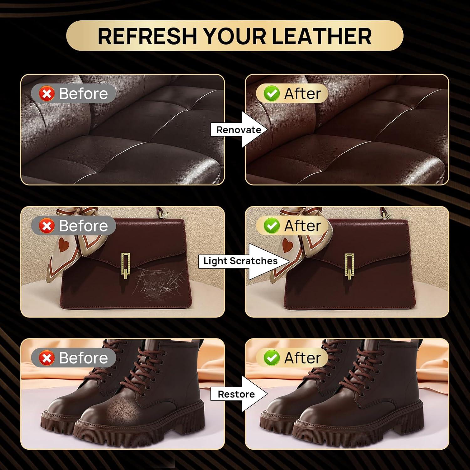 Bálsamo de Recoloración de Cuero Boncart 300g Marrón