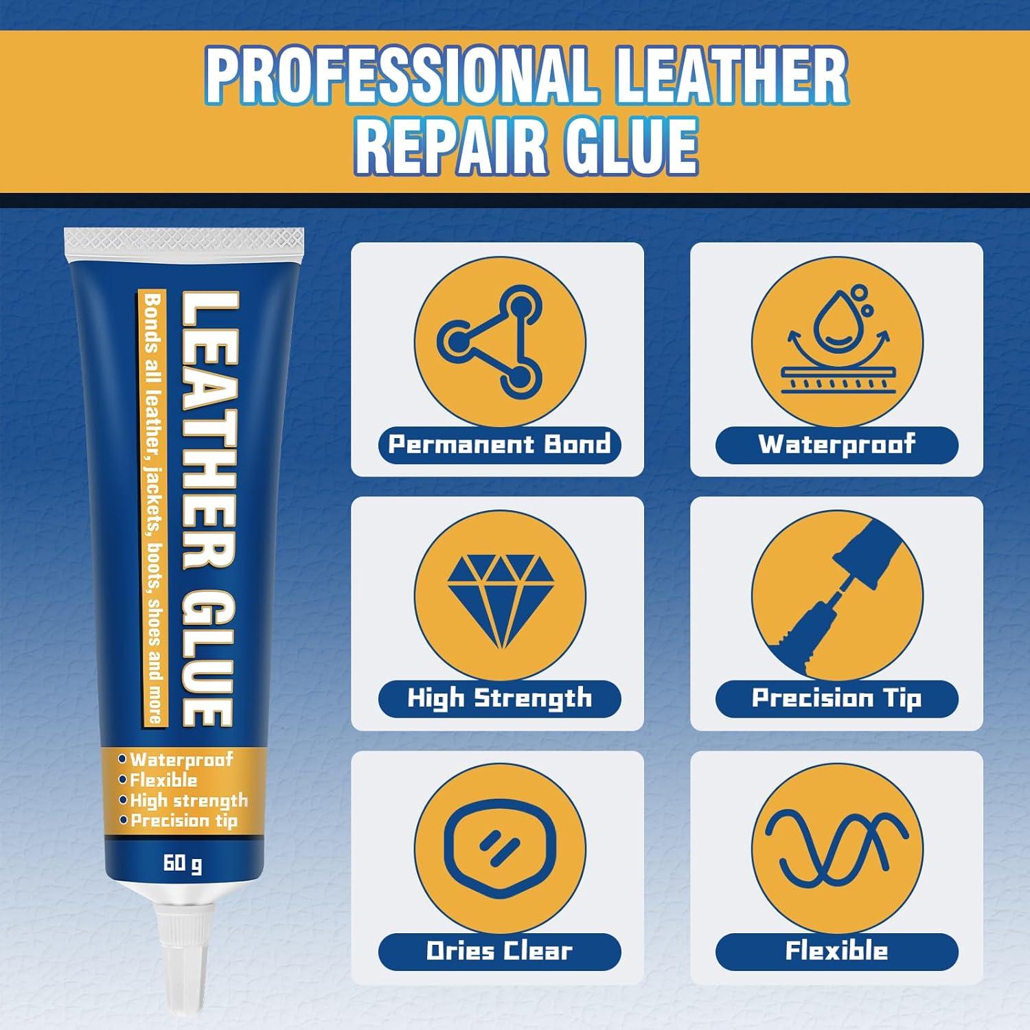 Pegamento de Cuero Bellisinno 60ml Waterproof Alta Resistencia