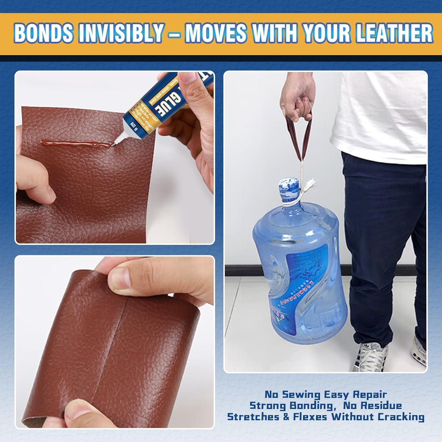 Pegamento de Cuero Bellisinno 60ml Waterproof Alta Resistencia