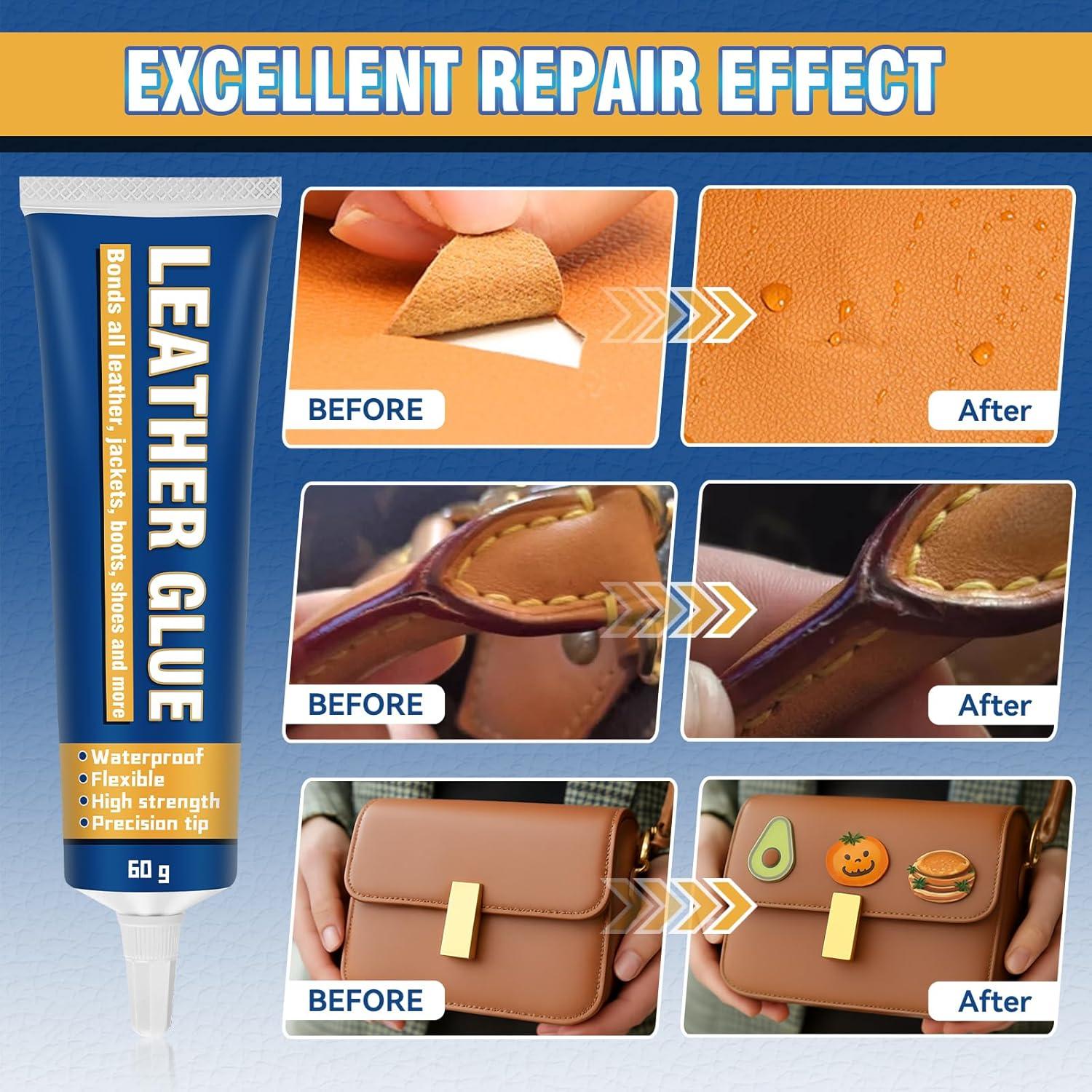 Pegamento de Cuero Bellisinno 60ml Waterproof Alta Resistencia