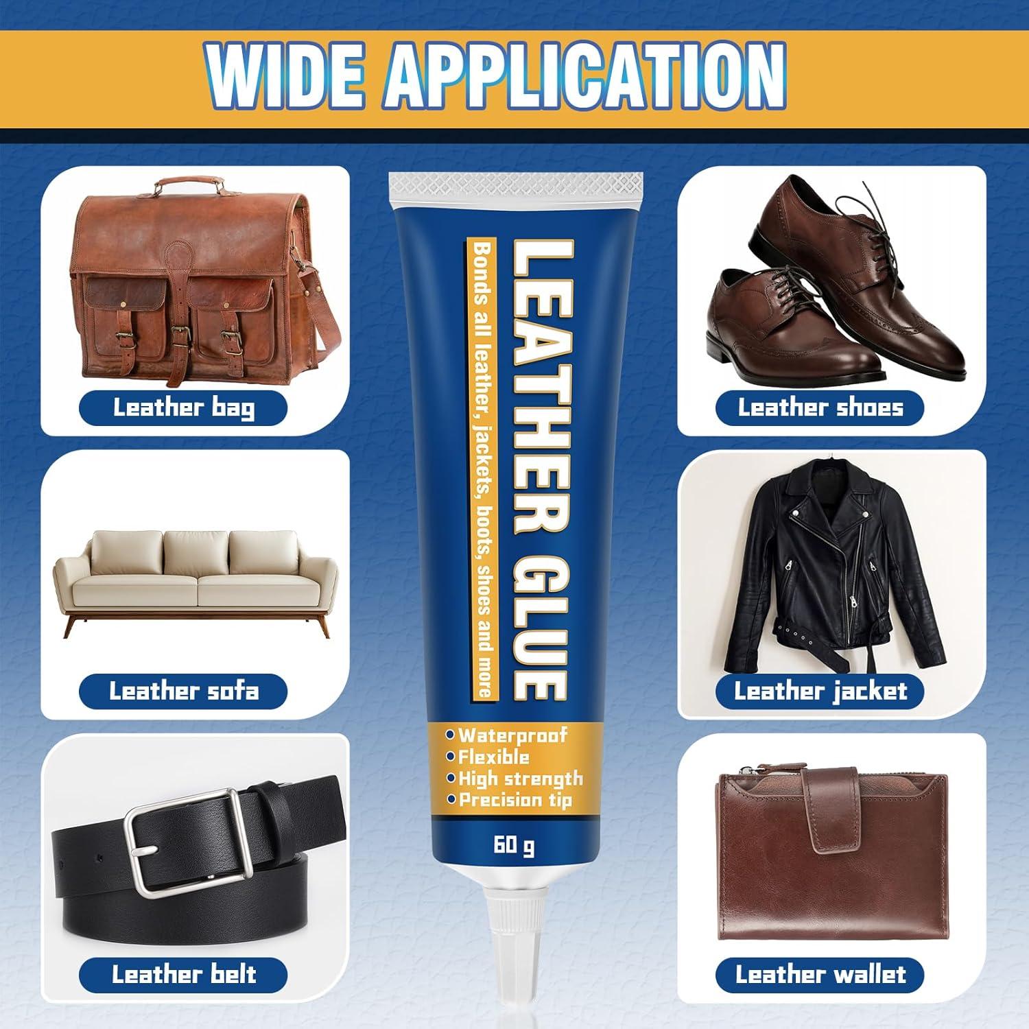 Pegamento de Cuero Bellisinno 60ml Waterproof Alta Resistencia