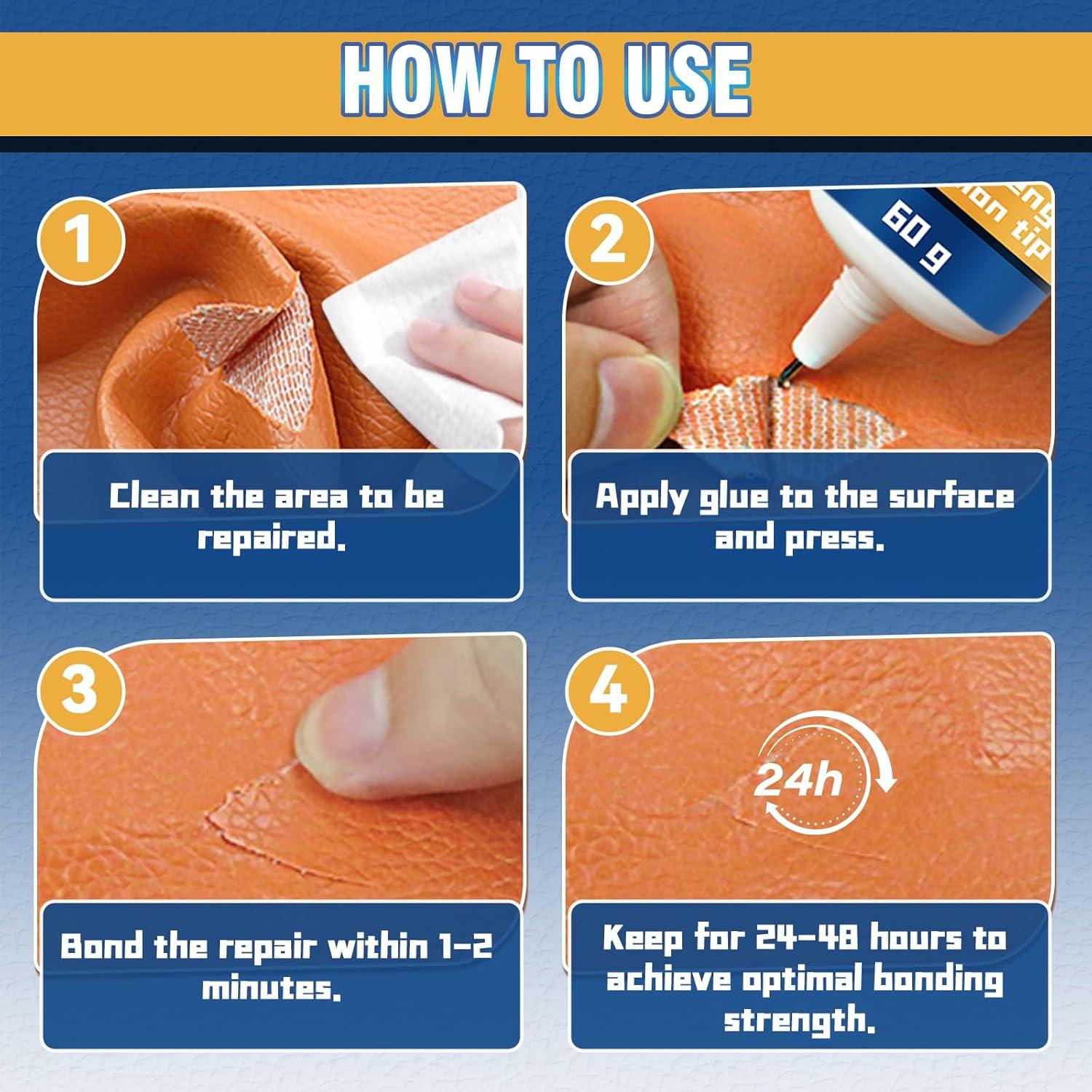 Pegamento de Cuero Bellisinno 60ml Waterproof Alta Resistencia