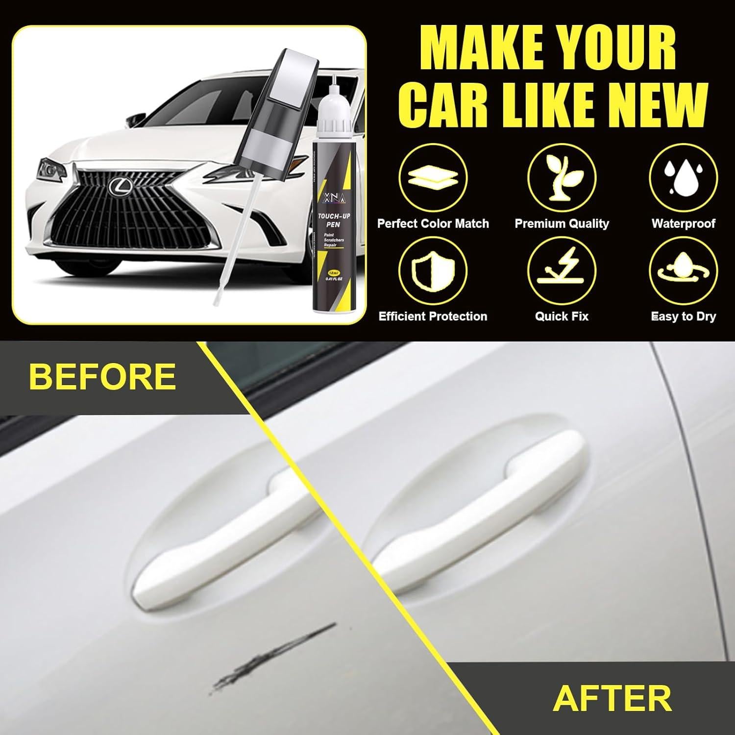 Pintura de Retoque XNA Agua Griega(8Y6) para Lexus 12ml