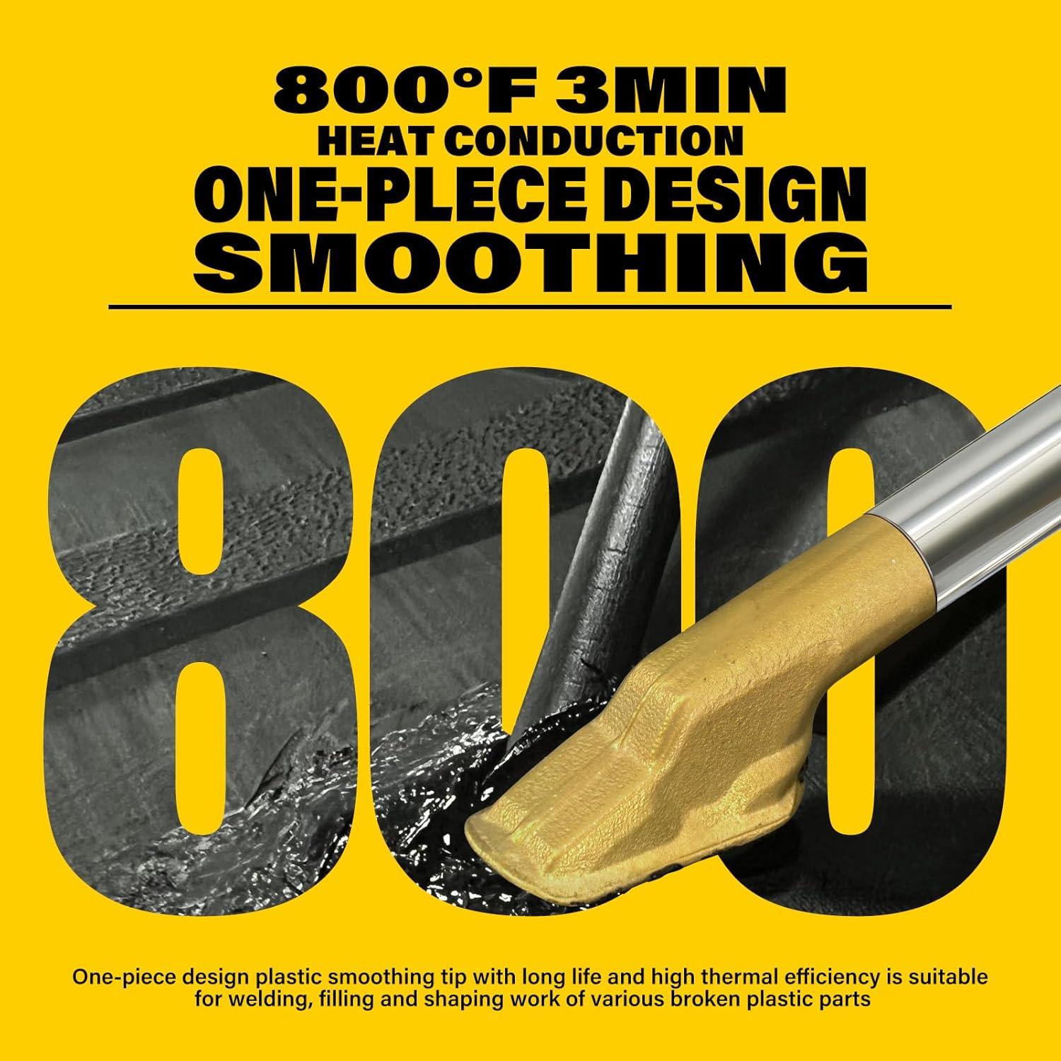 Soldador de Plástico Allturn 2 en 1 Kit Reparación Parachoques