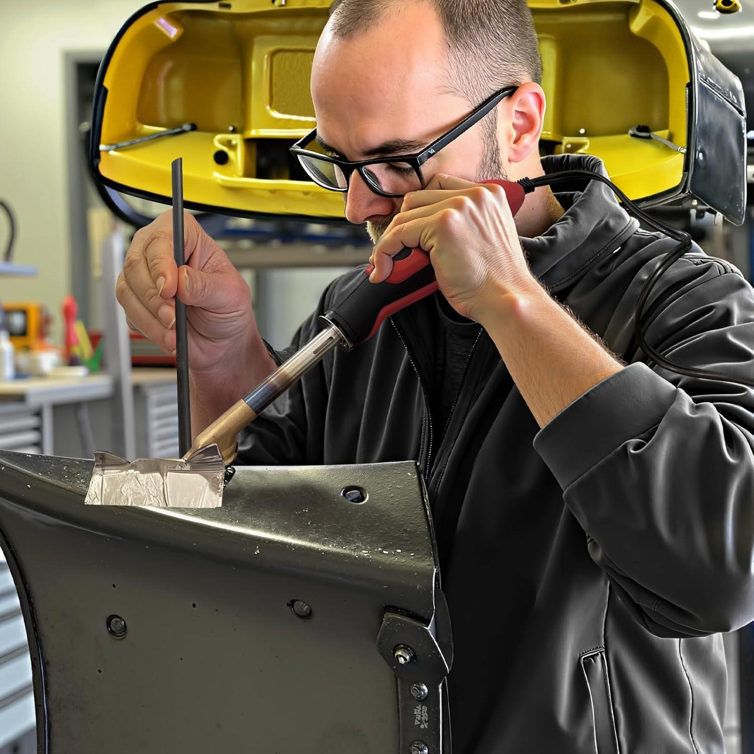 Soldador de Plástico Allturn 2 en 1 Kit Reparación Parachoques