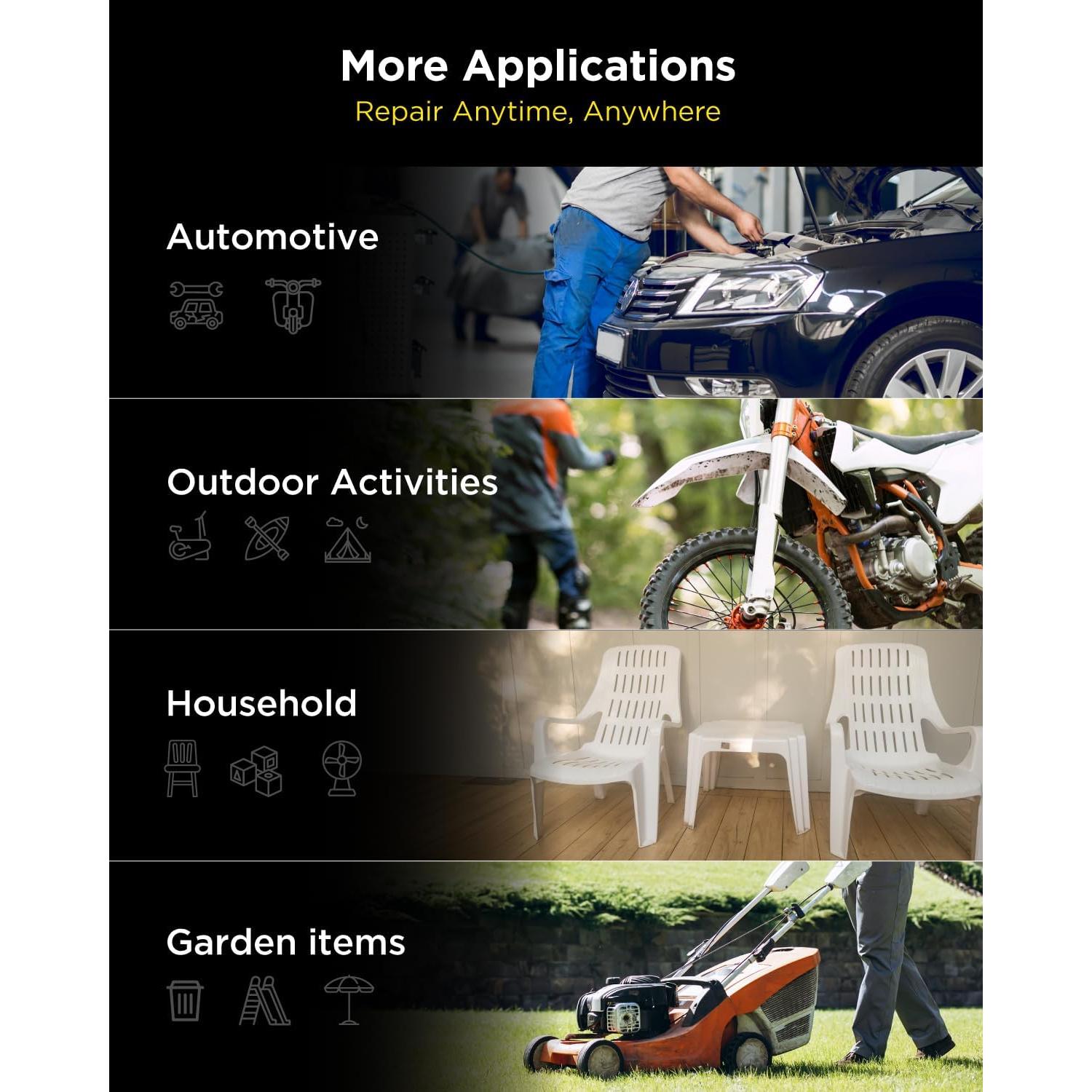 InoKraft Kit Soldador de Plástico Inalámbrico con 500 Grapas