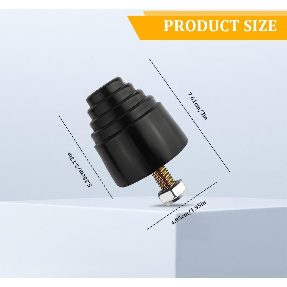 Kit de Topes de Amortiguación Universal Tecledsn - Goma Negra