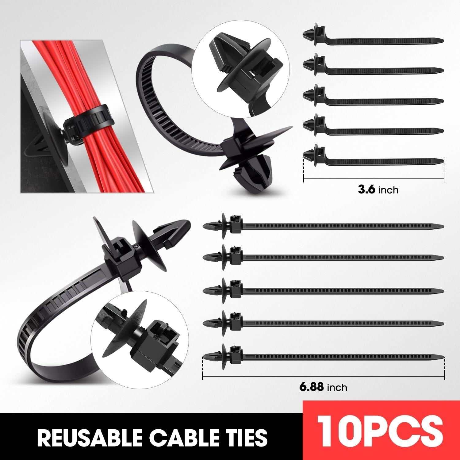 Kit de Sujetadores de Clips de Retención DNA MOTORING 620pcs