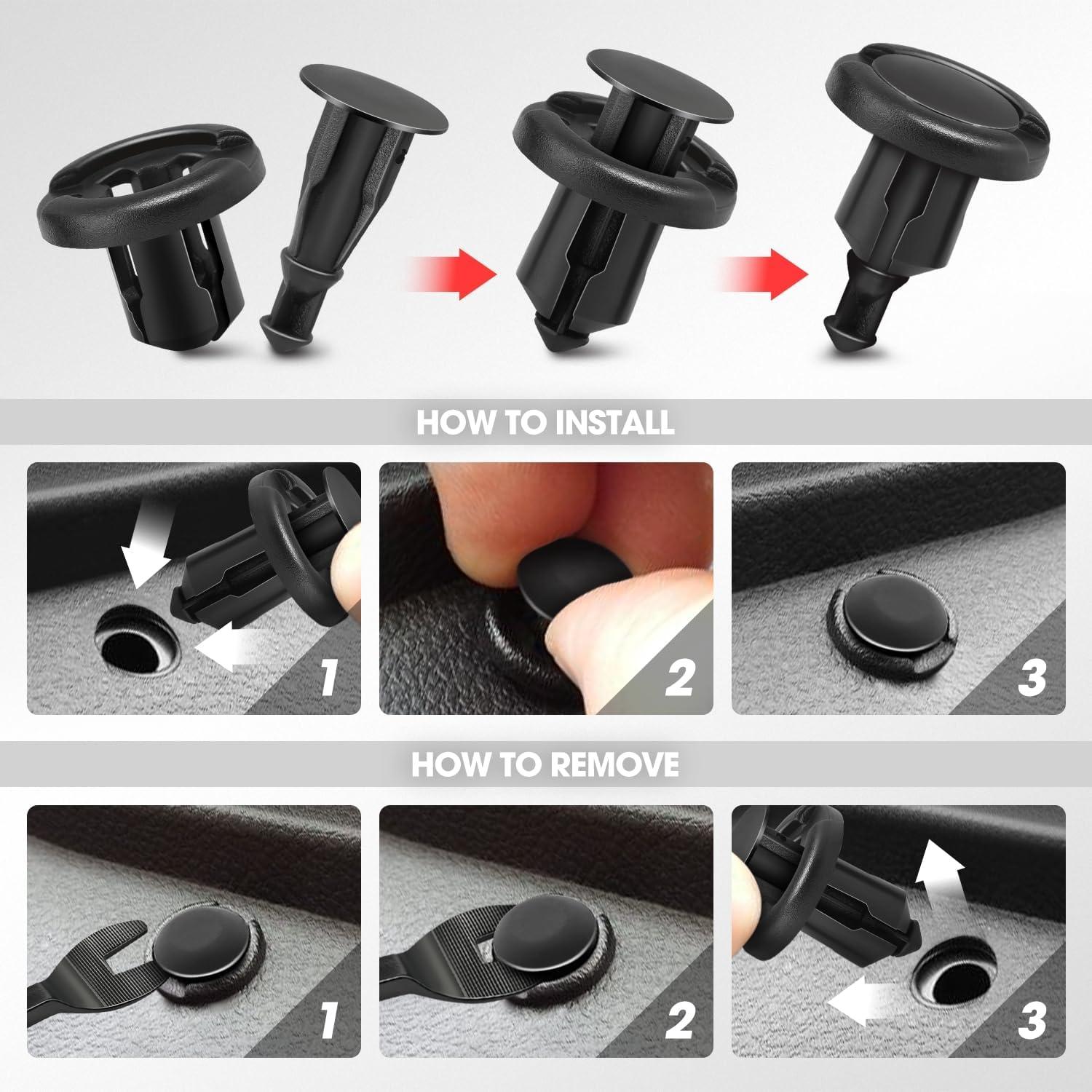 Kit de Sujetadores de Clips de Retención DNA MOTORING 620pcs