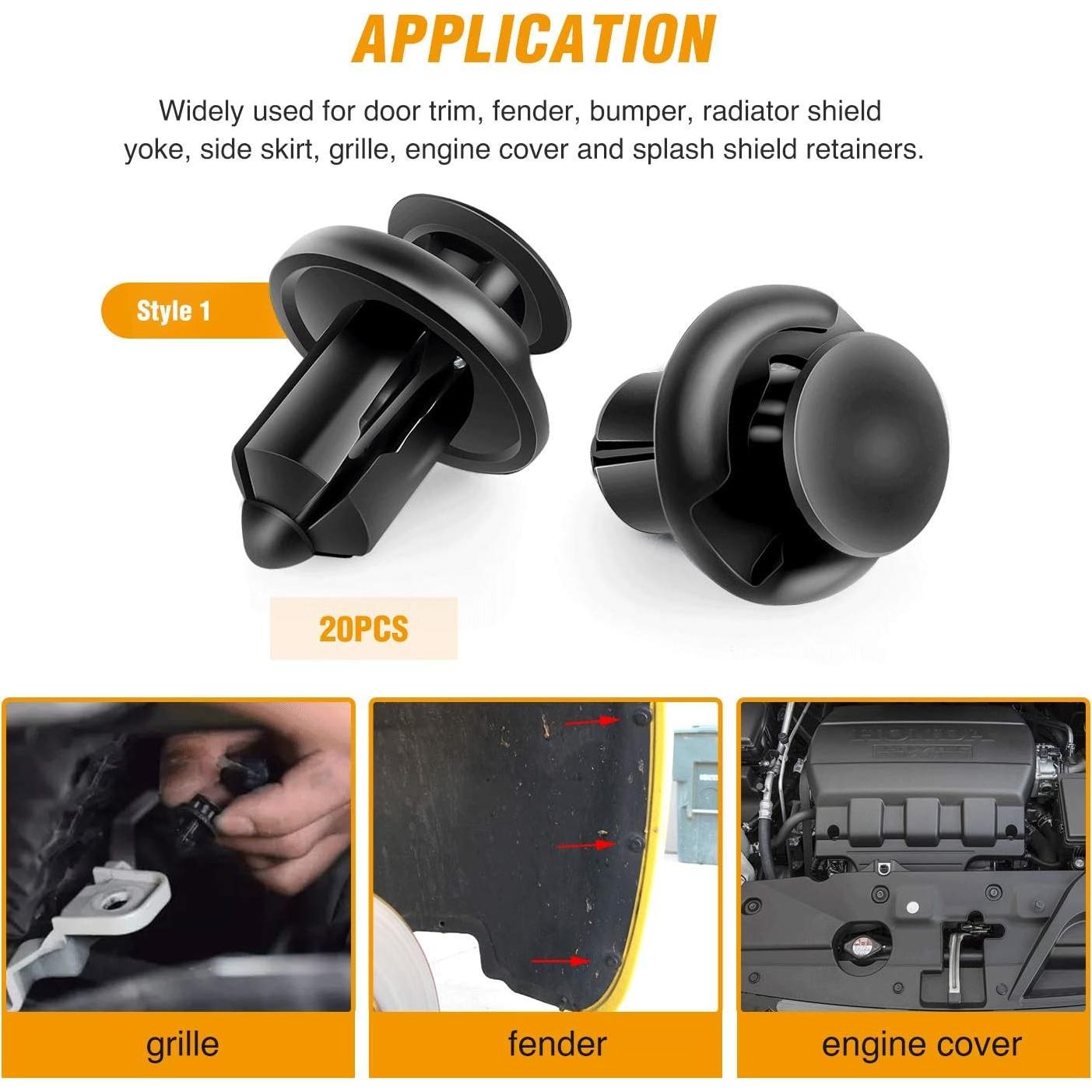 Kit de 120 Clips de Remache GOOACC GRC-30 + Removedor