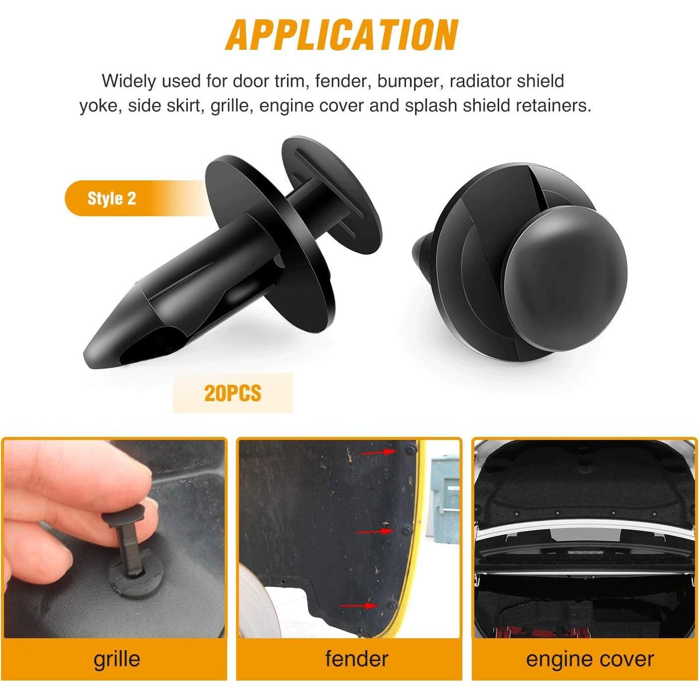 Kit de 120 Clips de Remache GOOACC GRC-30 + Removedor