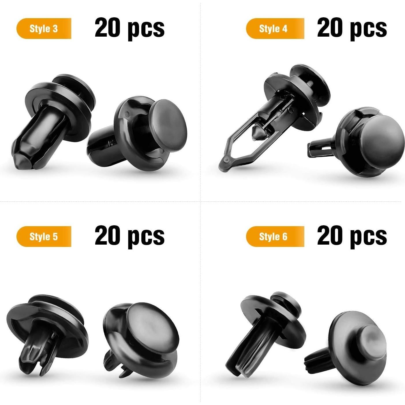 Kit de 120 Clips de Remache GOOACC GRC-30 + Removedor