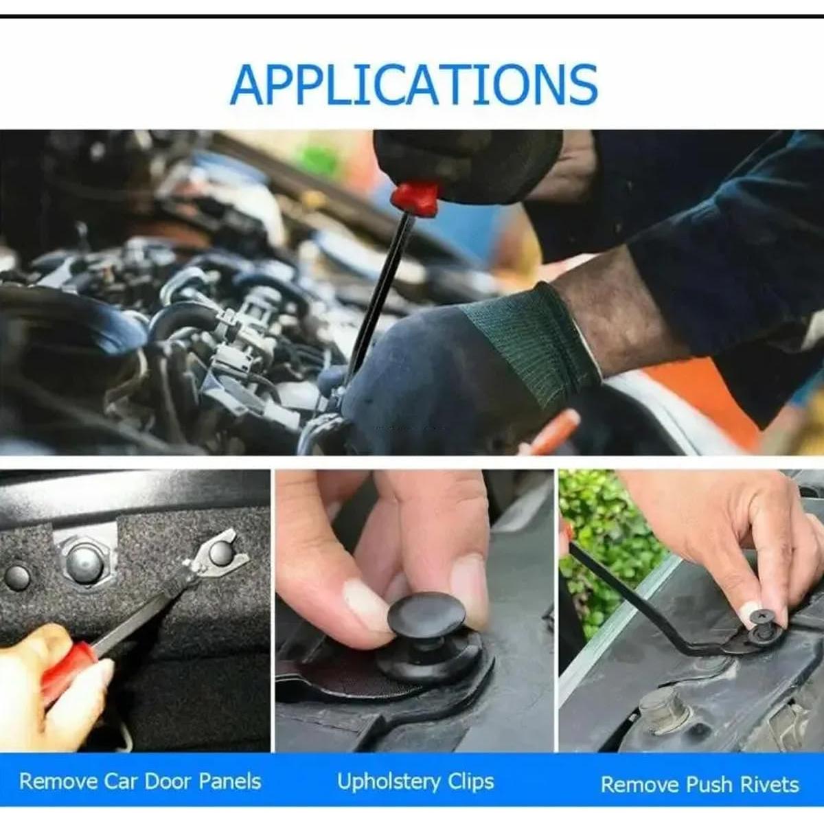 Kit de 100 Clips de Parachoques Nylon ZMSHANGMAO 6 Tamaños