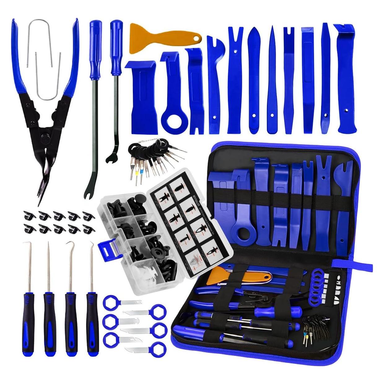 Kit de Herramientas de Remoción de Molduras BYNIIUR - 40 Clips