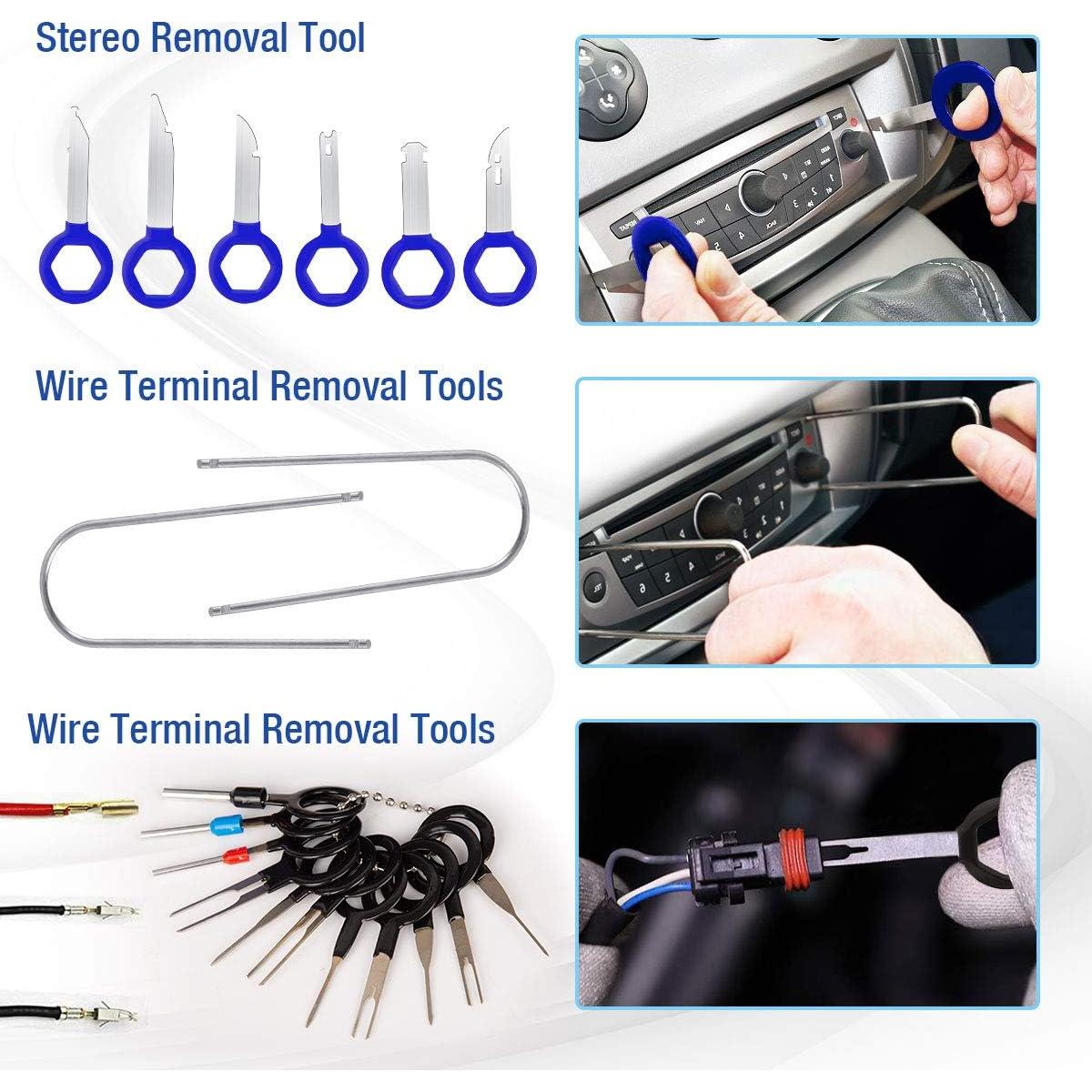 Kit de Herramientas de Remoción de Molduras BYNIIUR - 40 Clips