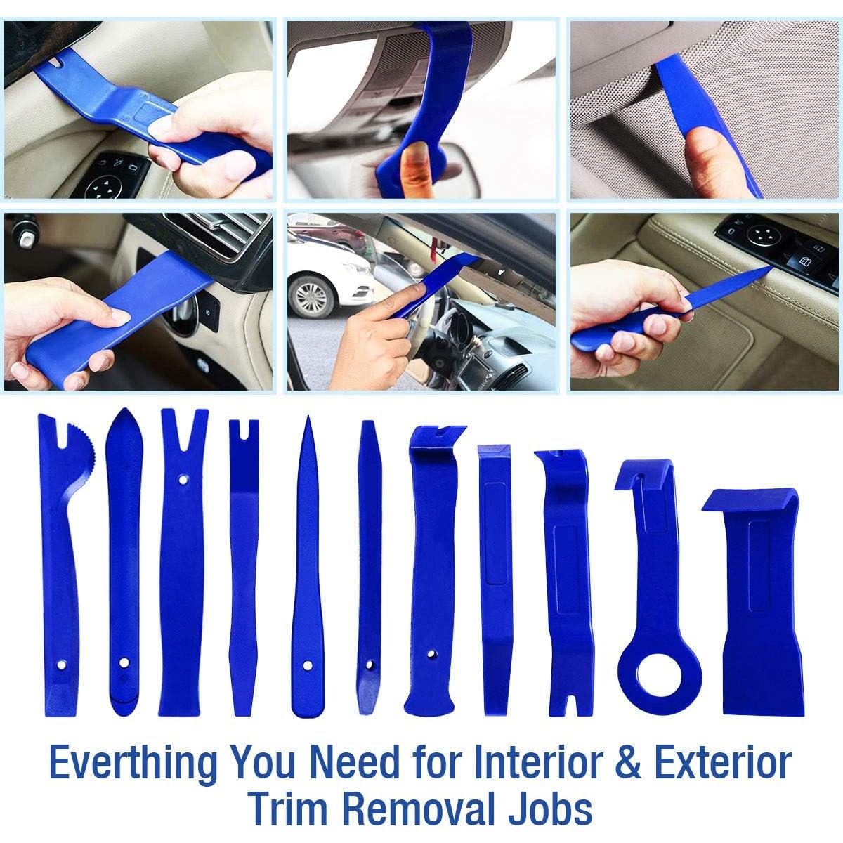 Kit de Herramientas de Remoción de Molduras BYNIIUR - 40 Clips