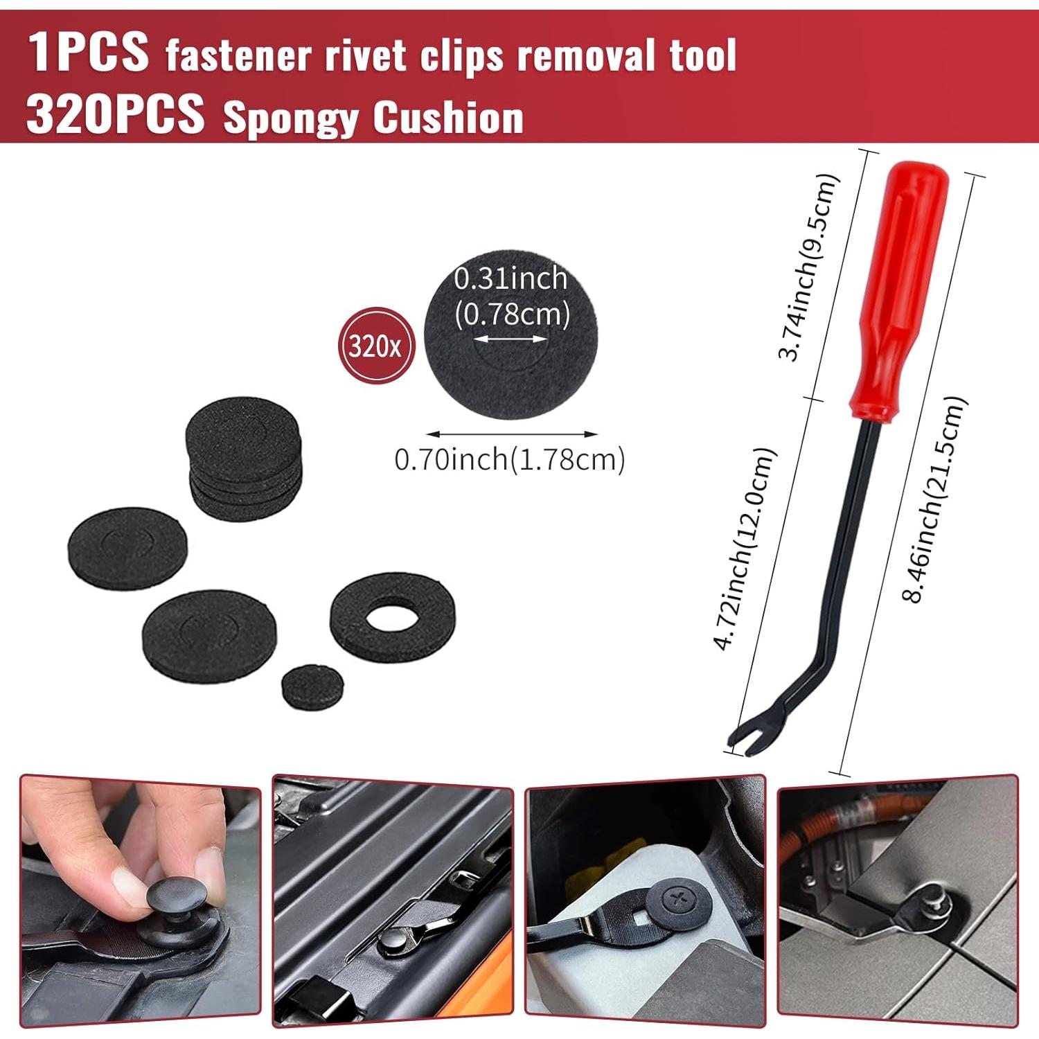 Kit de Clips de Panel de Puerta Griine 1931 Pcs 40 Tamaños