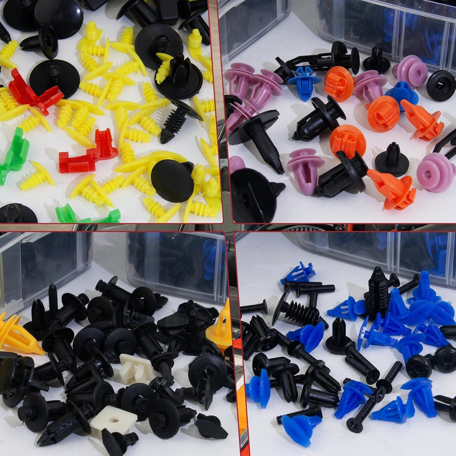 Kit de Clips de Panel de Puerta Griine 1931 Pcs 40 Tamaños