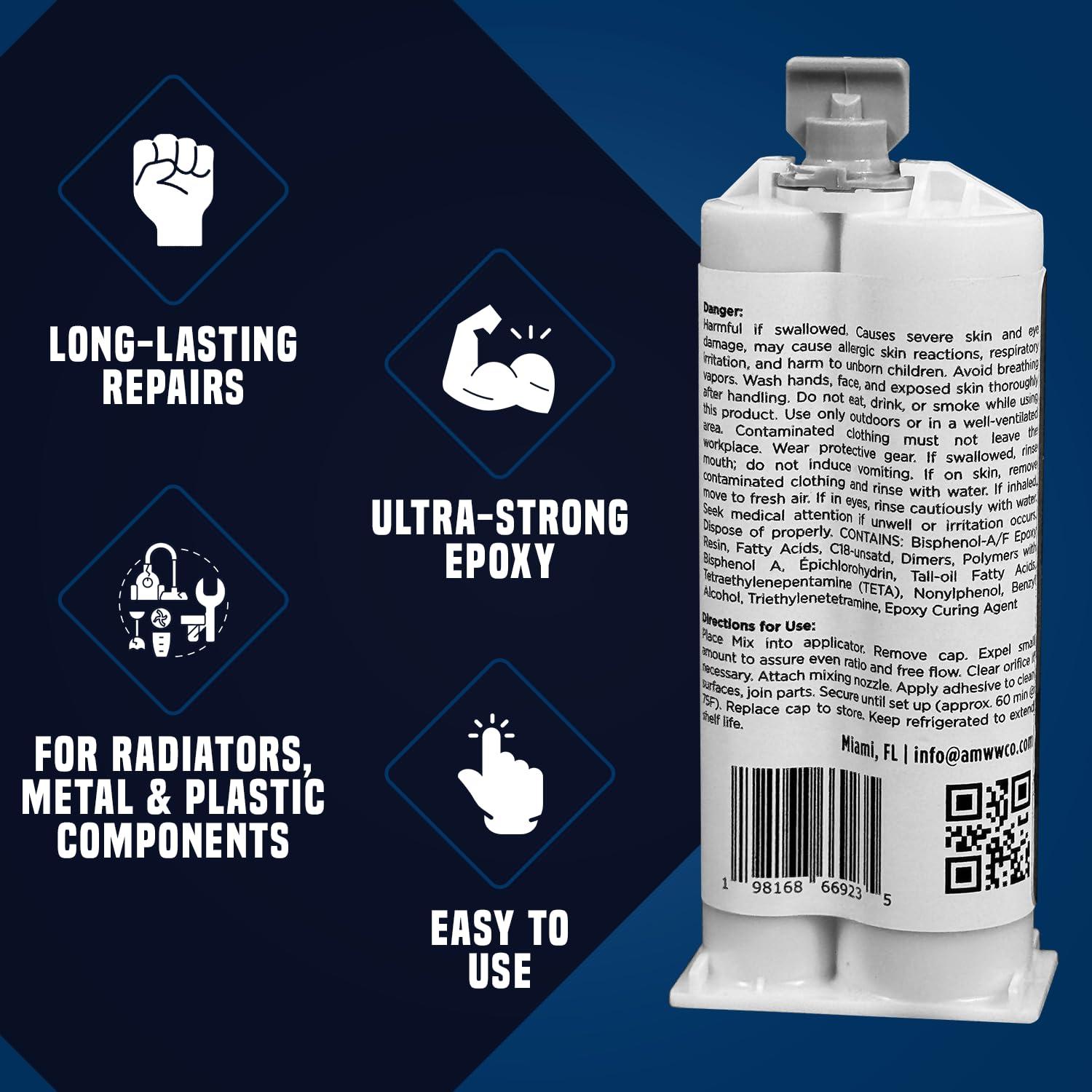 Epoxi de Reparación AMEPOXY 2oz para Radiadores de Aluminio