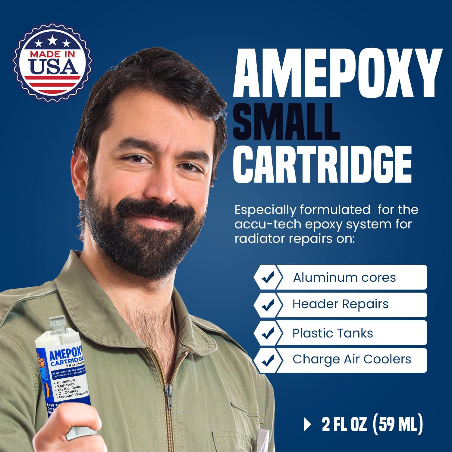 Epoxi de Reparación AMEPOXY 2oz para Radiadores de Aluminio