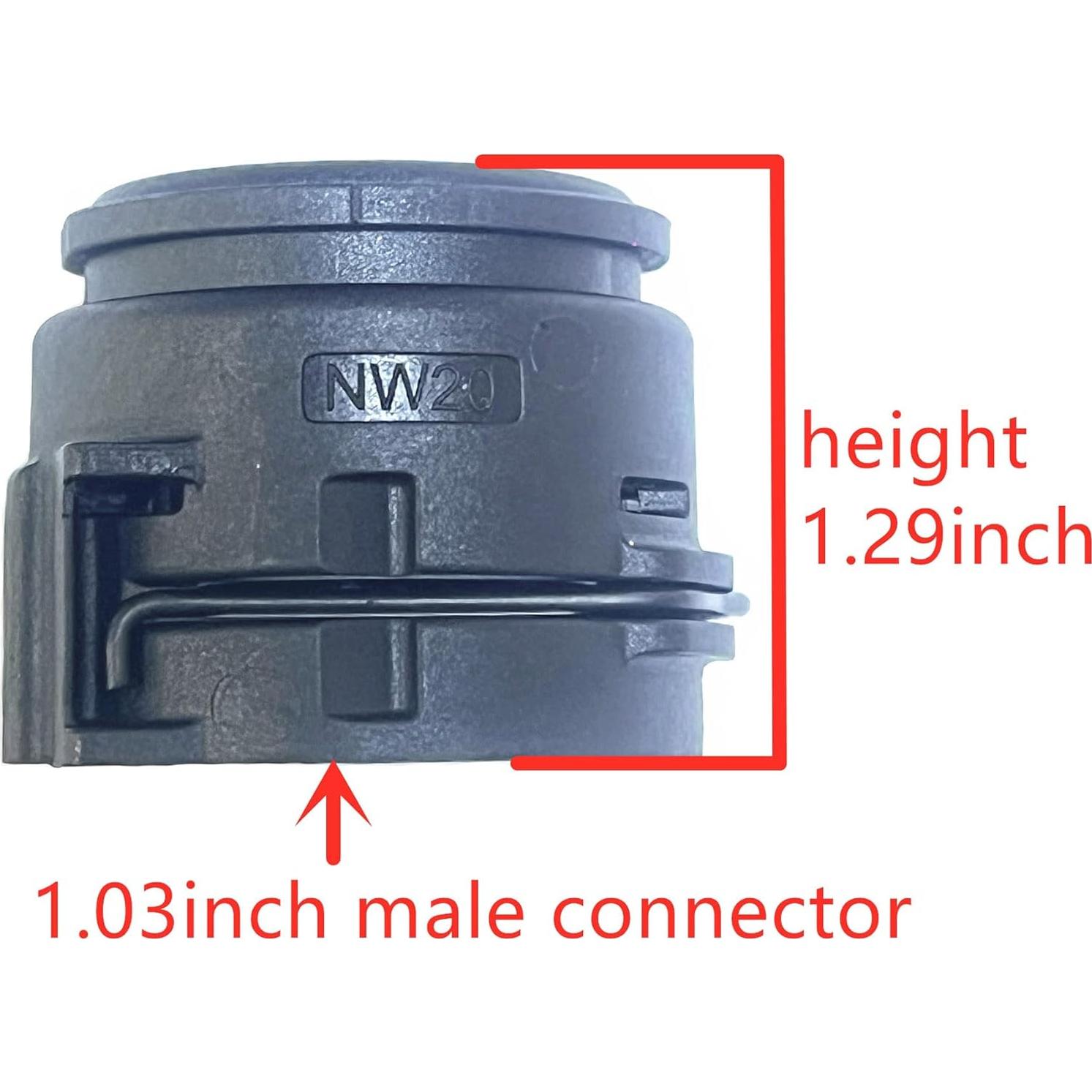 Tapón de Manguera de Refrigerante FEEDUN 2.62 cm para Autos