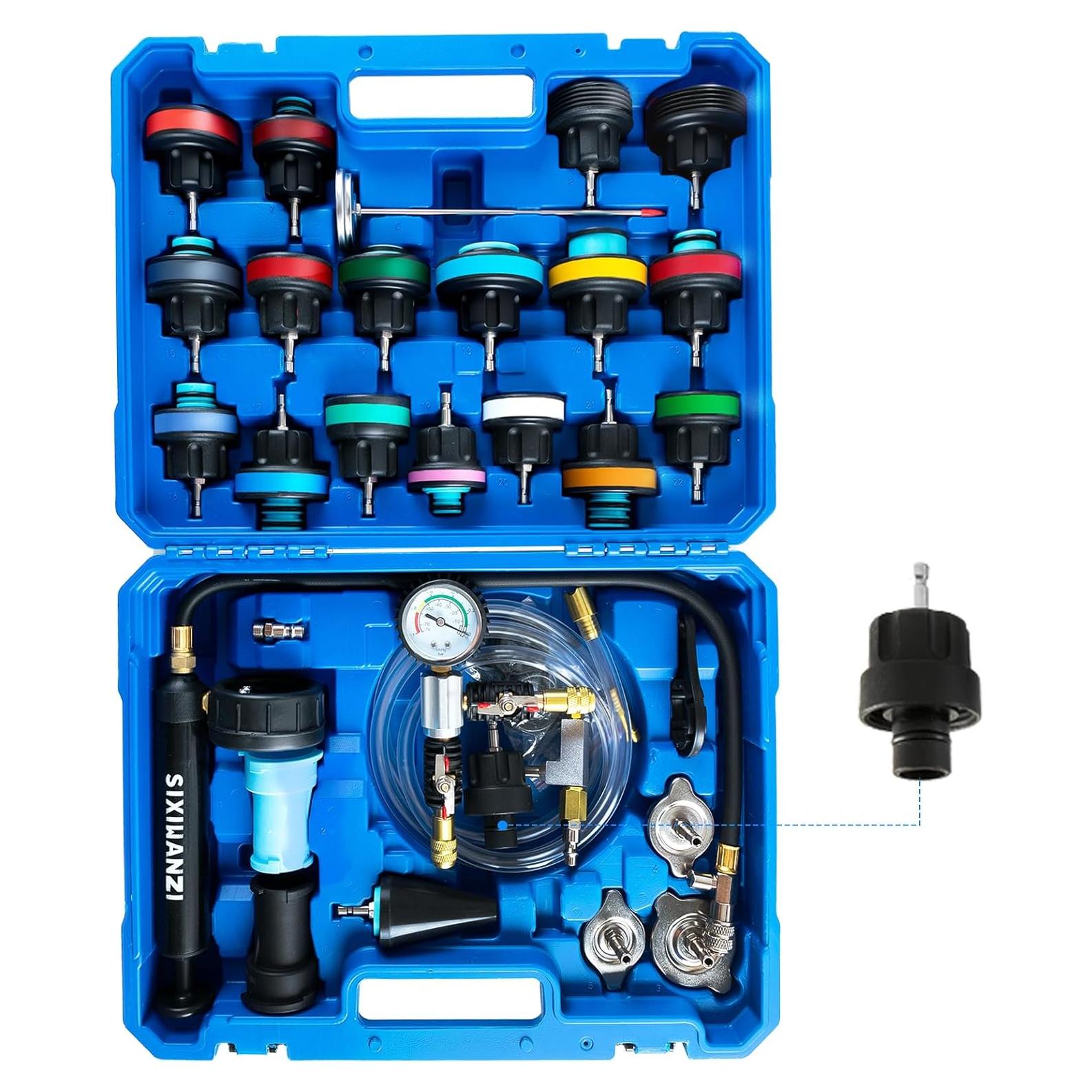 Kit de Prueba de Presión de Refrigerante SIXIWANZI 31 Piezas