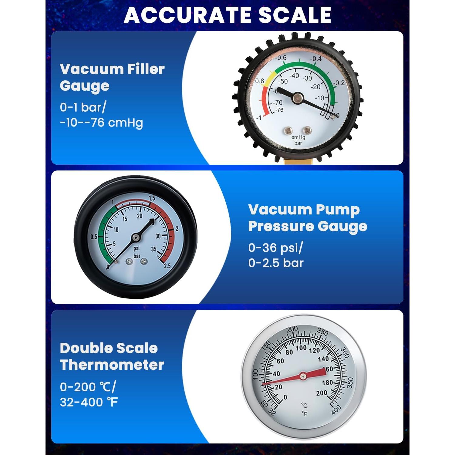 Kit de Prueba de Presión de Refrigerante SIXIWANZI 31 Piezas
